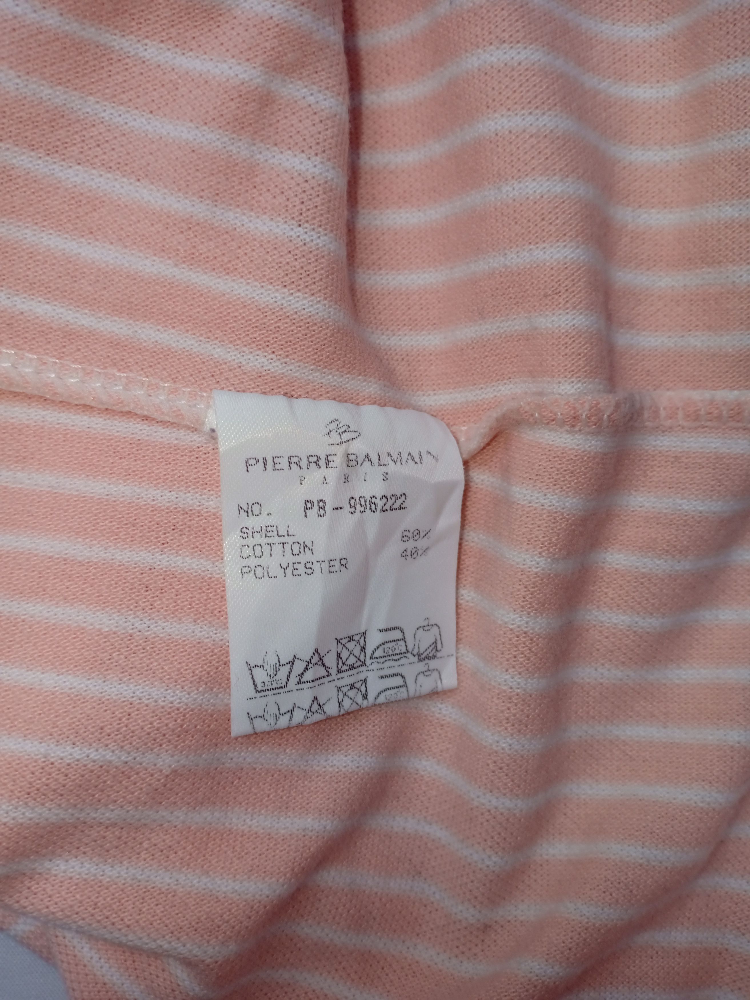 Pierre Balmain Pierre Balmain Long Sleeve Striped Classic Polo Tee Size US M / EU 48-50 / 2 - 5 Thumbnail