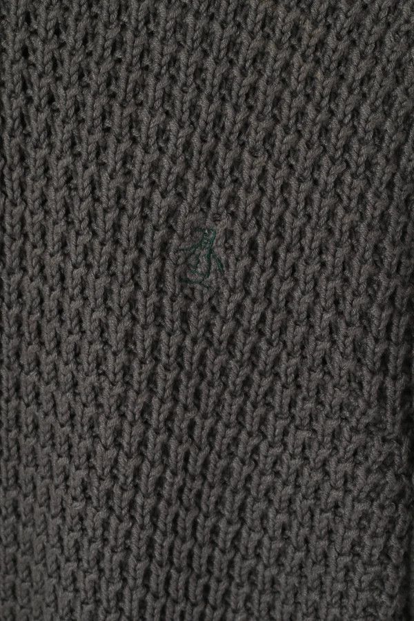 Original Penguin Original Penguin Men L Jumper Grey Zip Neck Pockets 7226 Size US L / EU 52-54 / 3 - 4 Thumbnail
