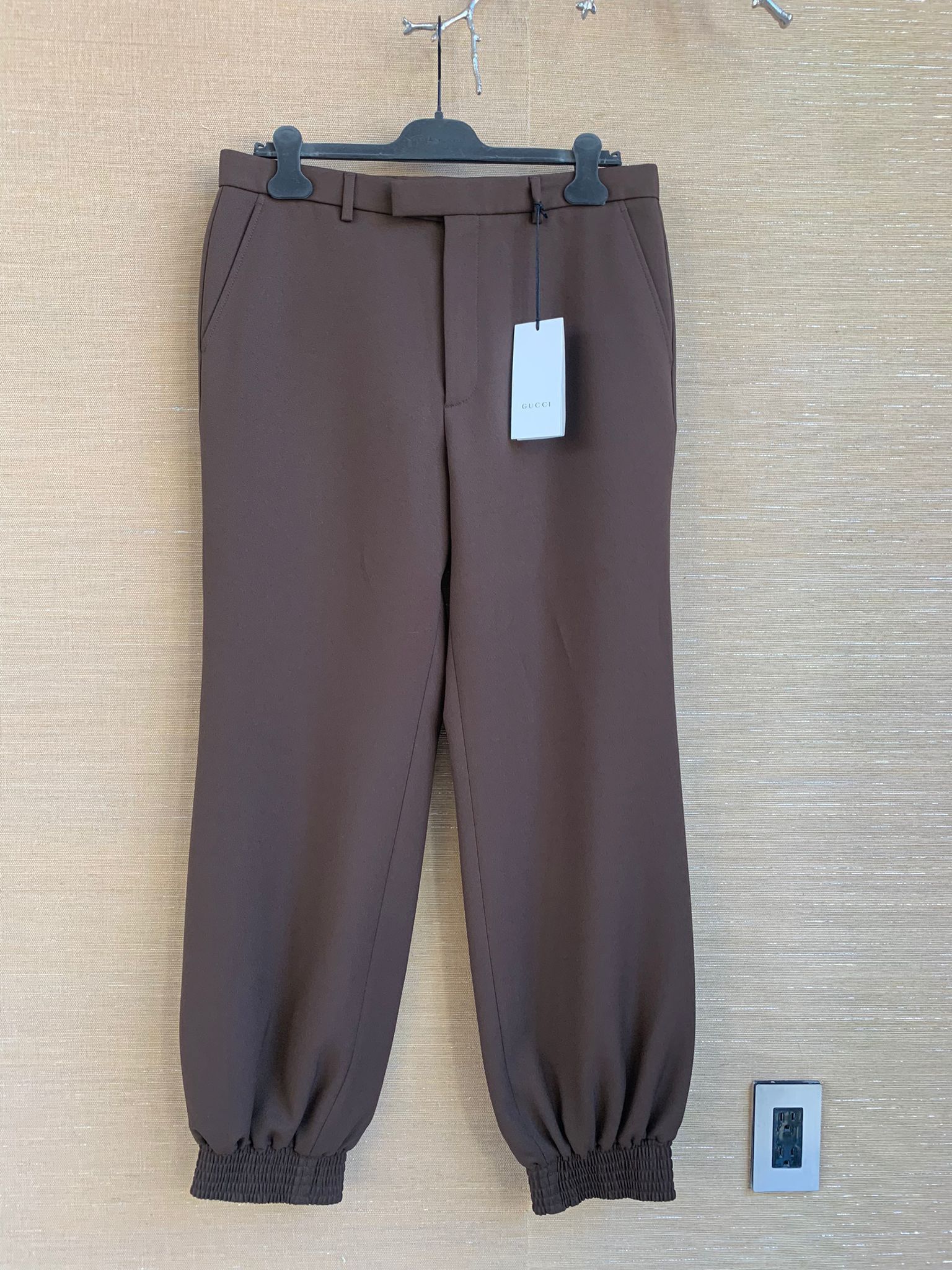 Gucci Fluid Drill Pants in Vanessa Brown Size US 34 / EU 50 - 3 Thumbnail