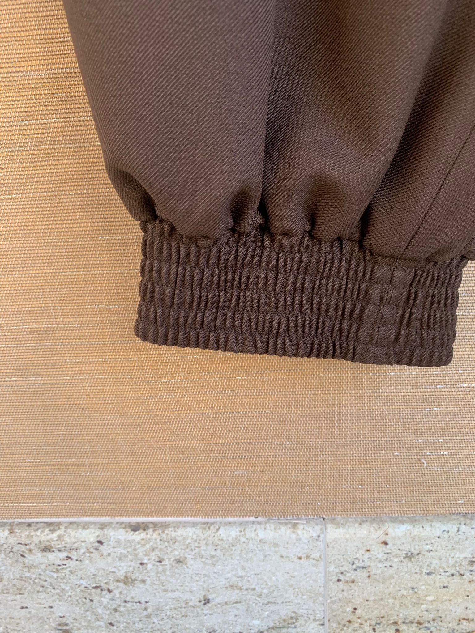 Gucci Fluid Drill Pants in Vanessa Brown Size US 34 / EU 50 - 10 Thumbnail
