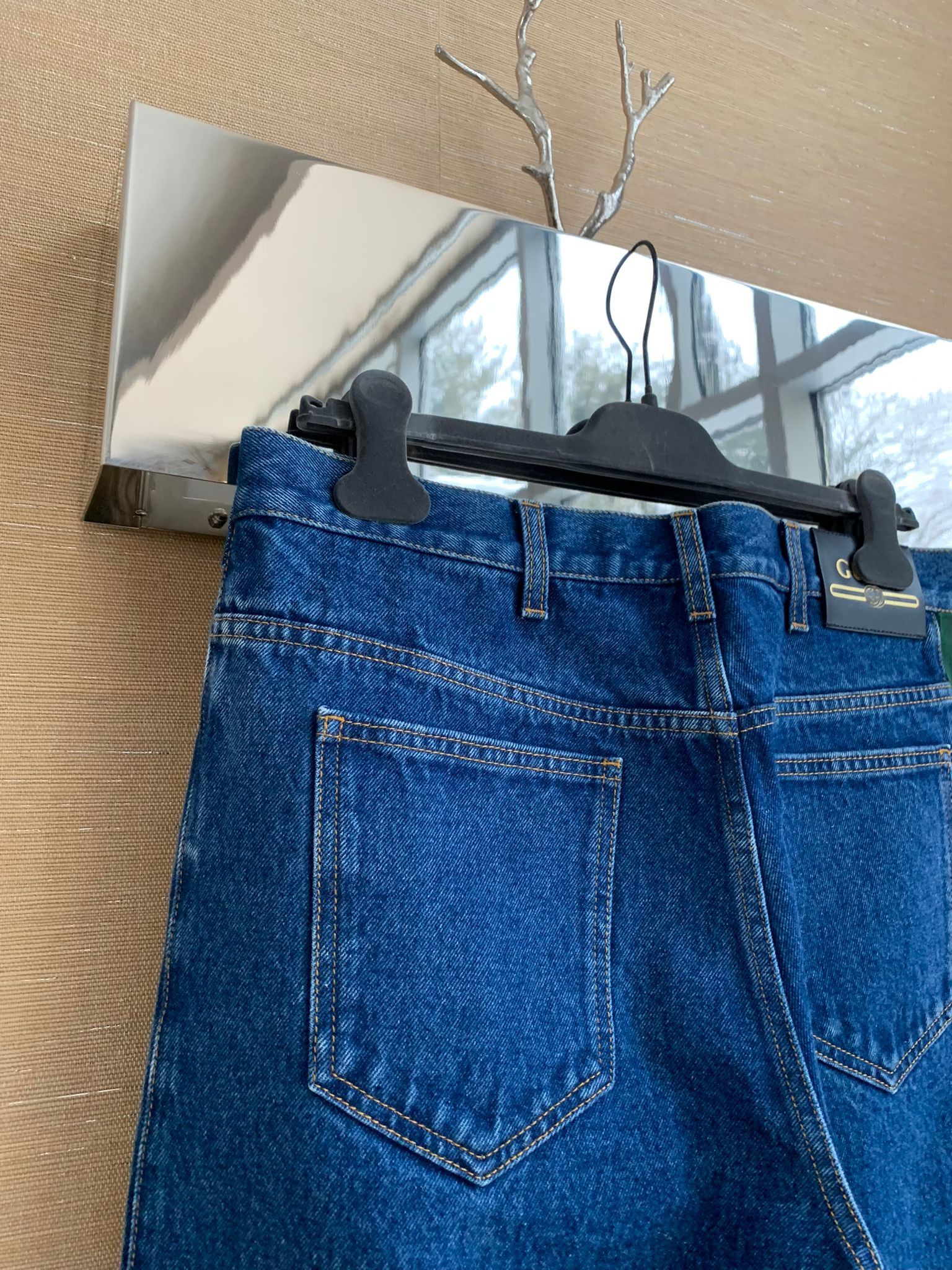 Gucci Logo Trim Denim in Blue Size US 34 / EU 50 - 7 Thumbnail