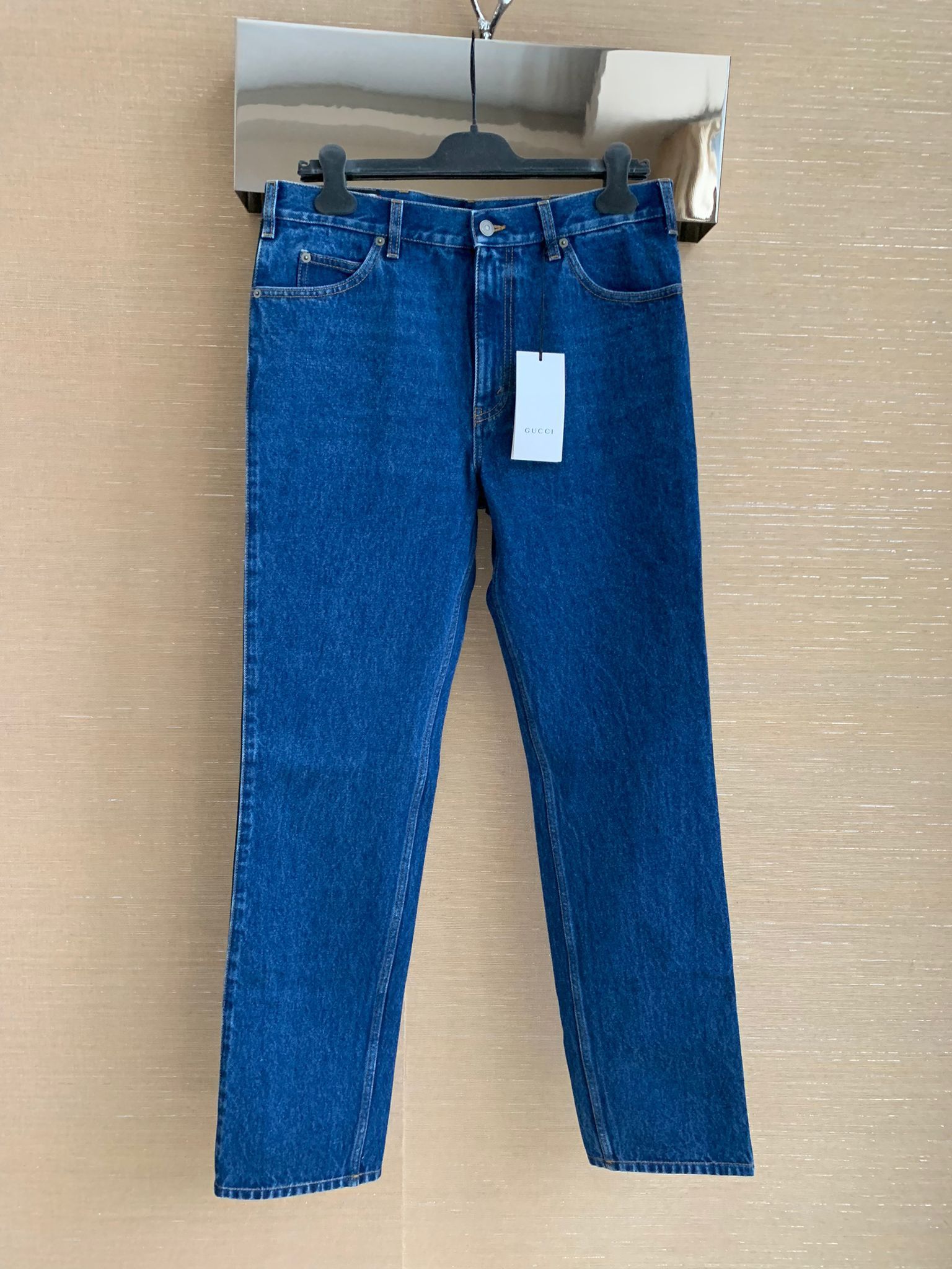 Gucci Logo Trim Denim in Blue Size US 34 / EU 50 - 11 Thumbnail