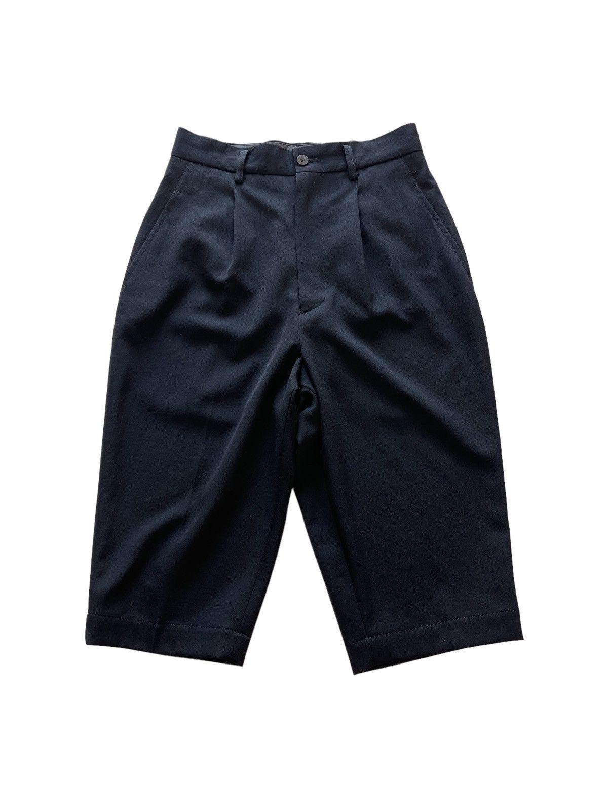 Comme des Garcons CDG Tricot Black Linen Highwaist Short pant Size 25" / US 0 / IT 36 - 2 Thumbnail