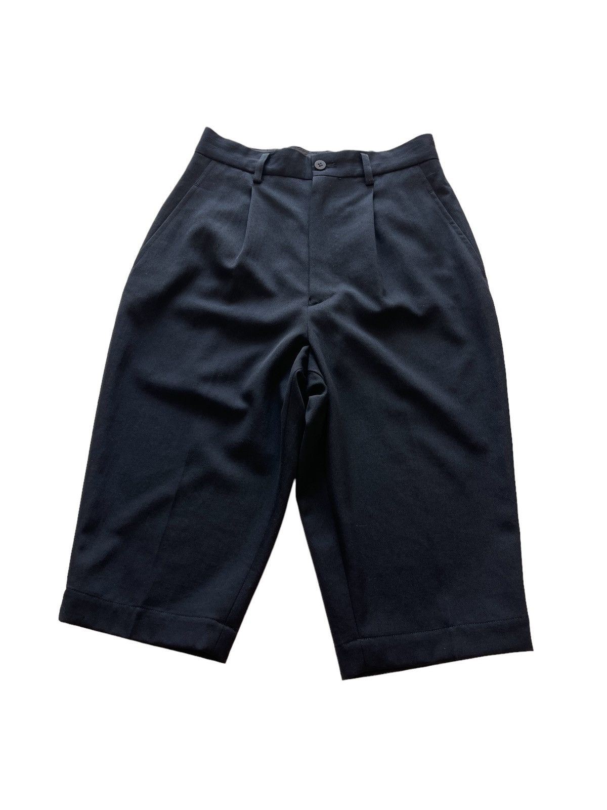 Comme des Garcons CDG Tricot Black Linen Highwaist Short pant Size 25" / US 0 / IT 36 - 3 Thumbnail
