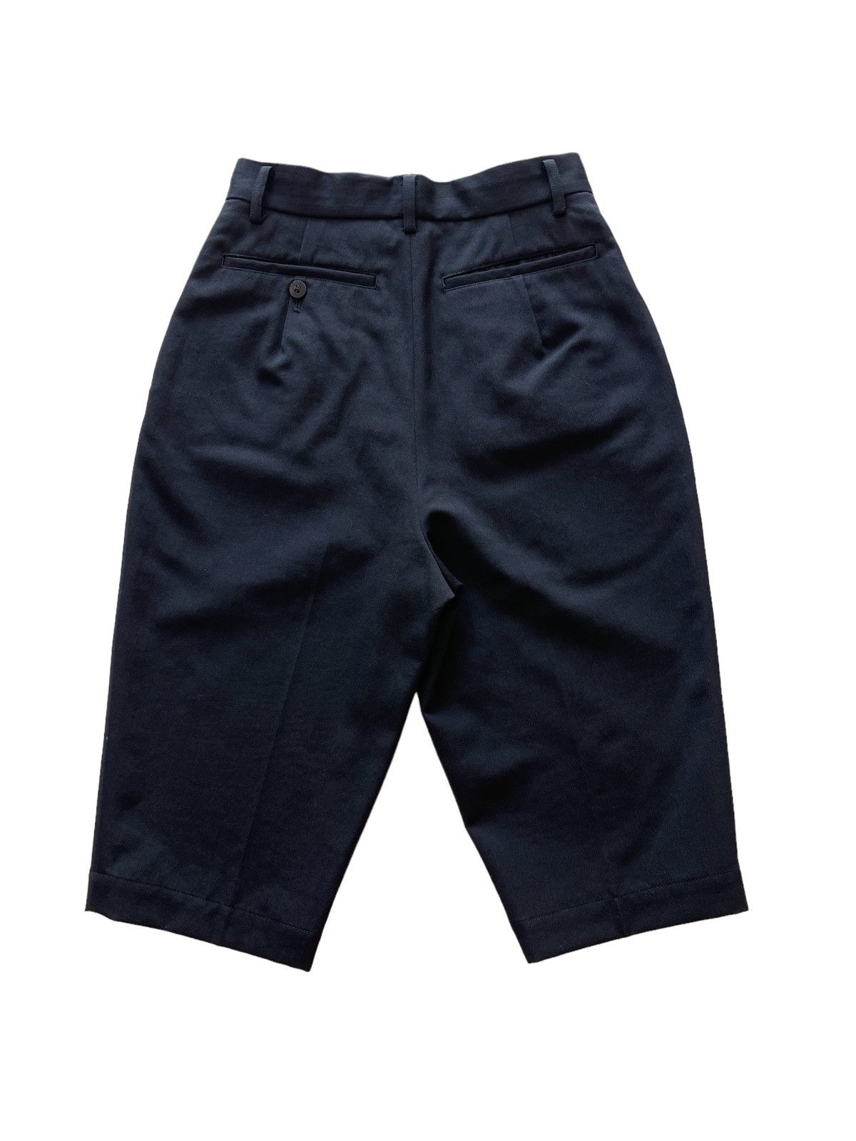 Comme des Garcons CDG Tricot Black Linen Highwaist Short pant Size 25" / US 0 / IT 36 - 4 Thumbnail