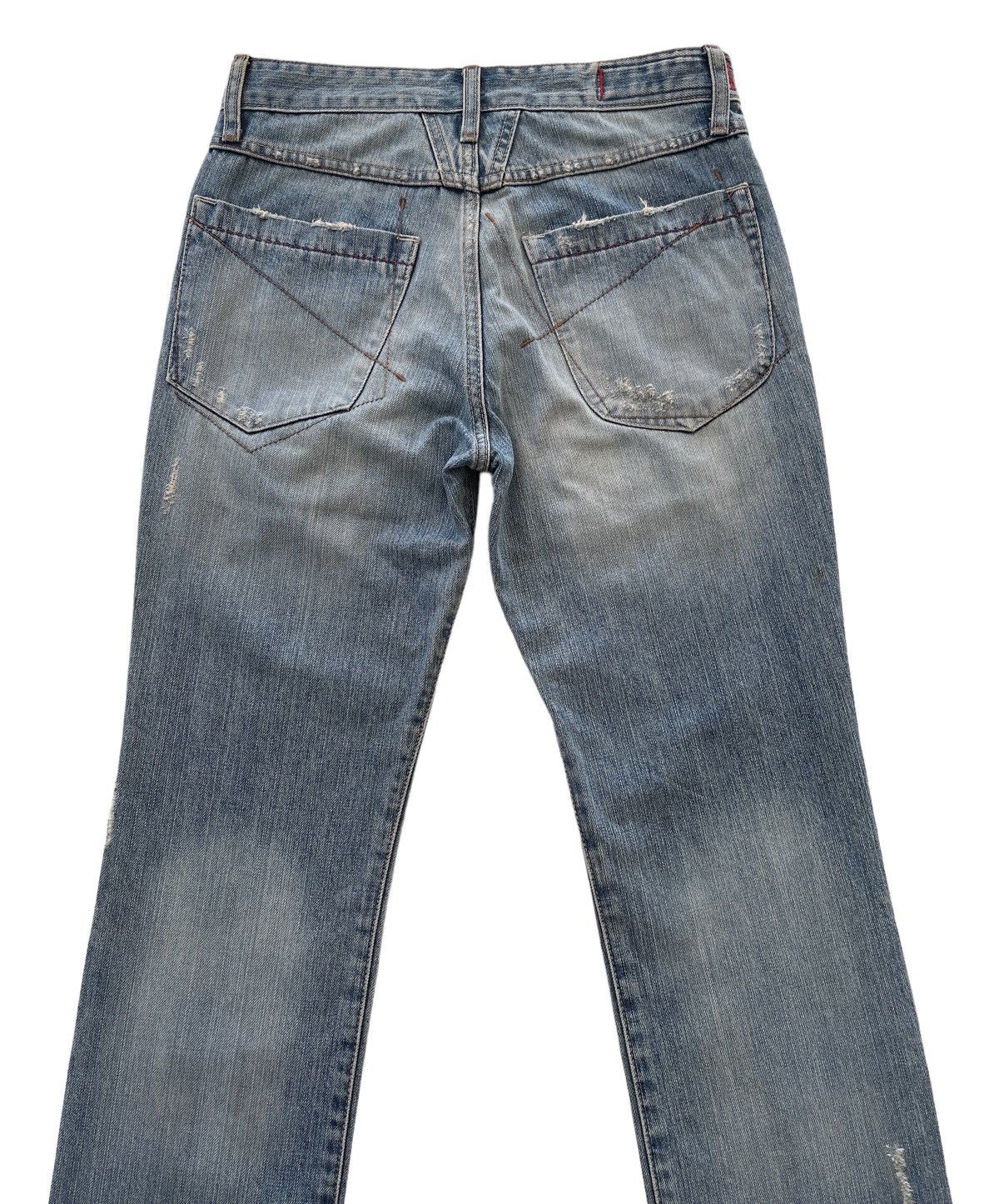Marithe + Francois Girbaud MFG Fashionista Distressed Denim Size US 29 - 4 Thumbnail