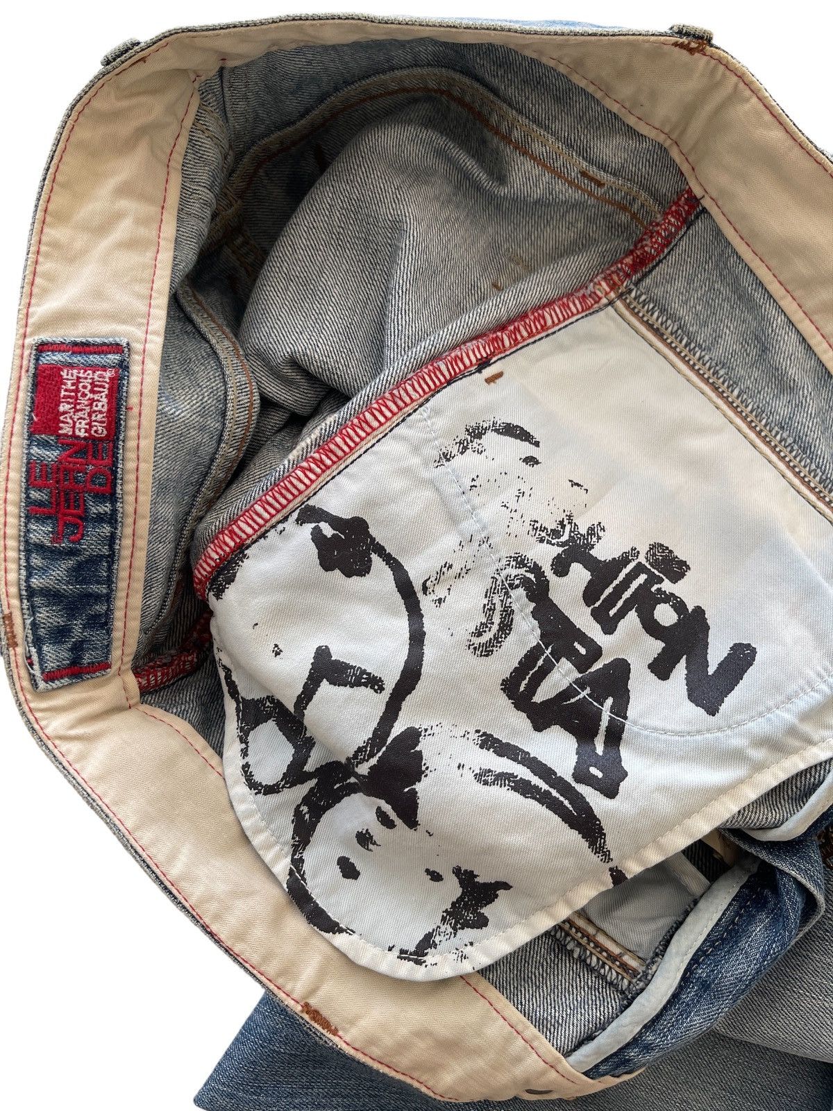 Marithe + Francois Girbaud MFG Fashionista Distressed Denim Size US 29 - 11 Thumbnail
