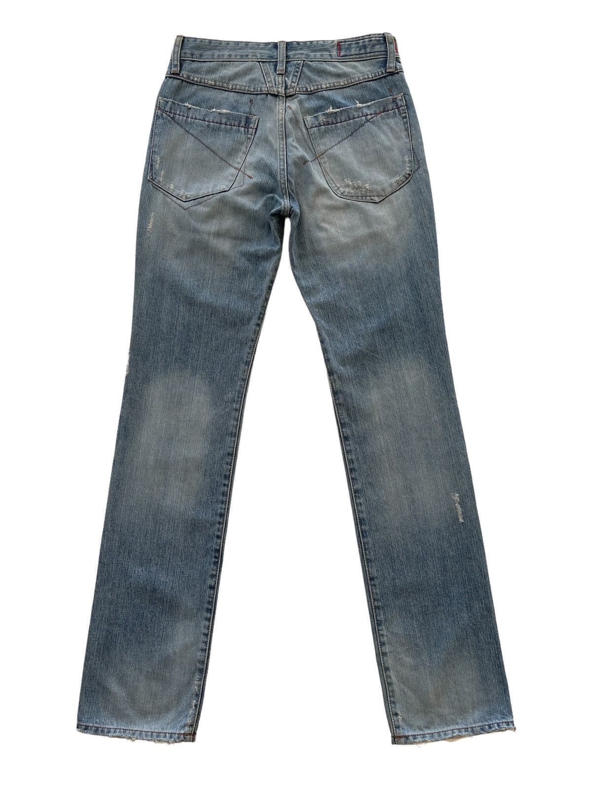 Marithe + Francois Girbaud MFG Fashionista Distressed Denim Size US 29 - 2 Thumbnail