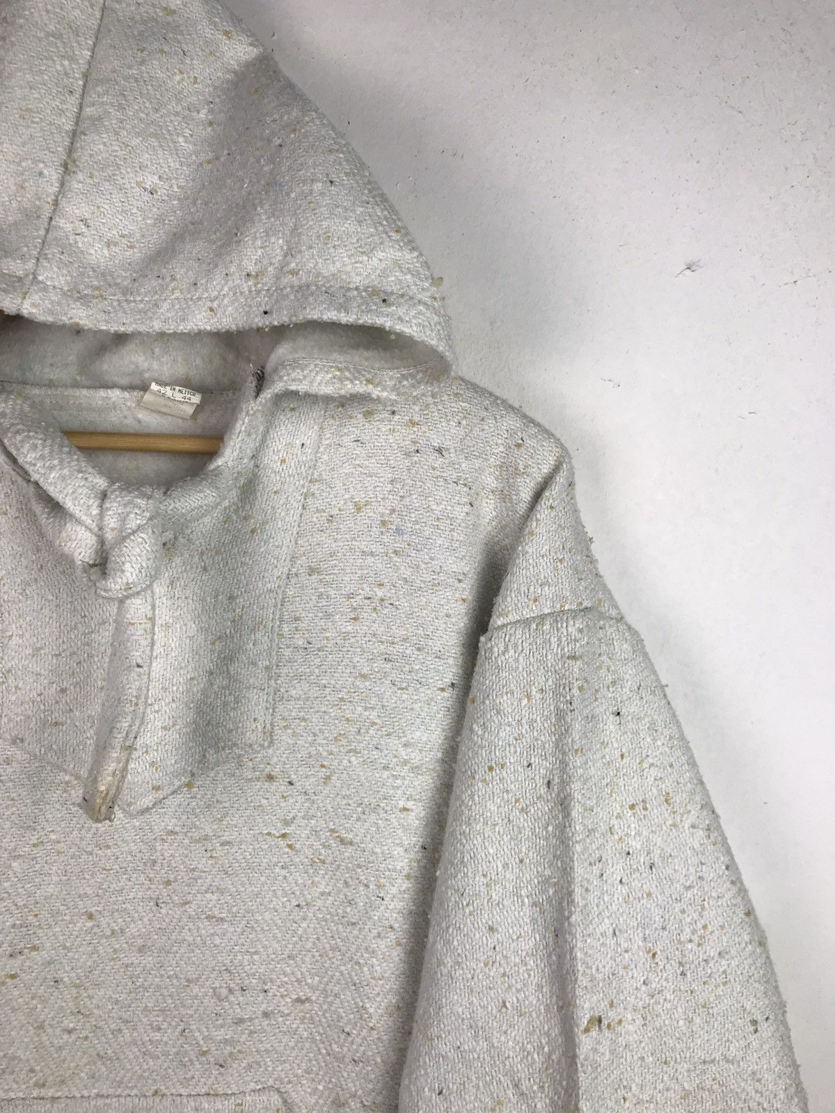 Vintage Vintage 90's Mexican Baja Hoodie jacket Size US L / EU 52-54 / 3 - 5 Thumbnail