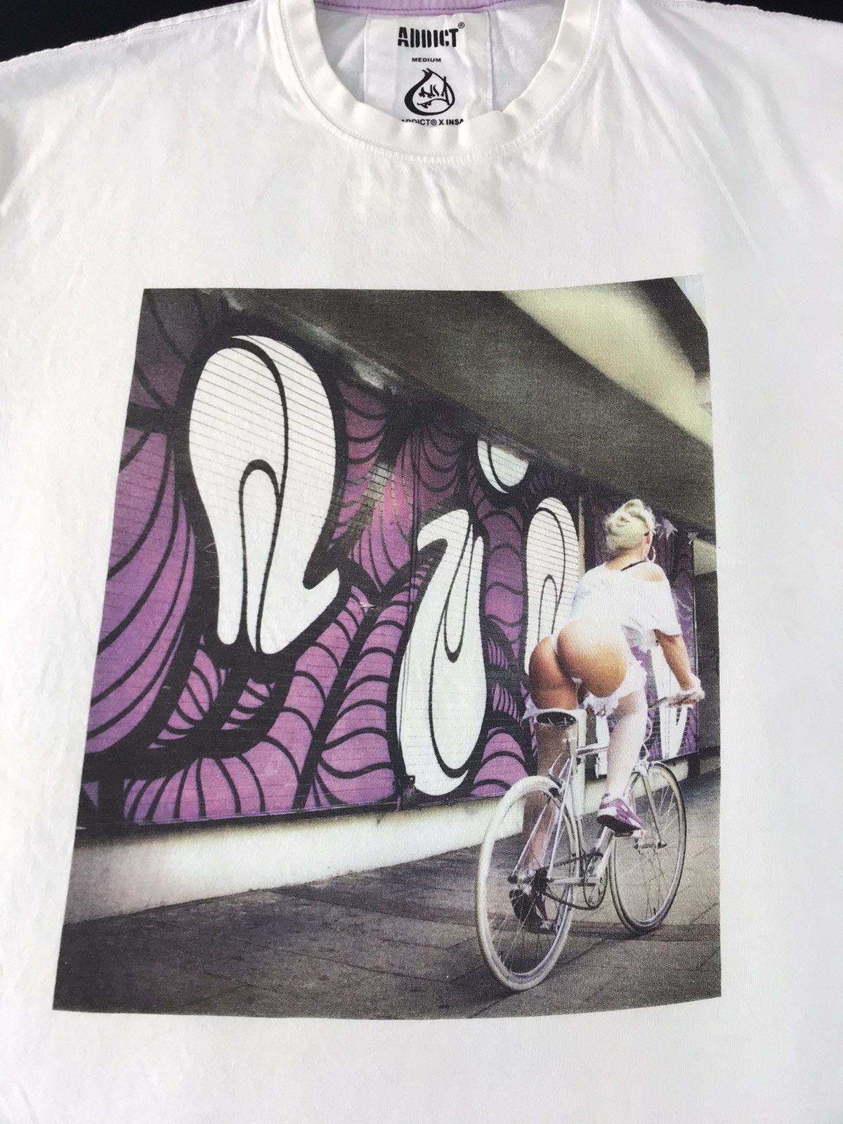 ADDICT Addict x Insa Artist Series Nude Cyclist Sexy Girl Printed Size US M / EU 48-50 / 2 - 1 Thumbnail