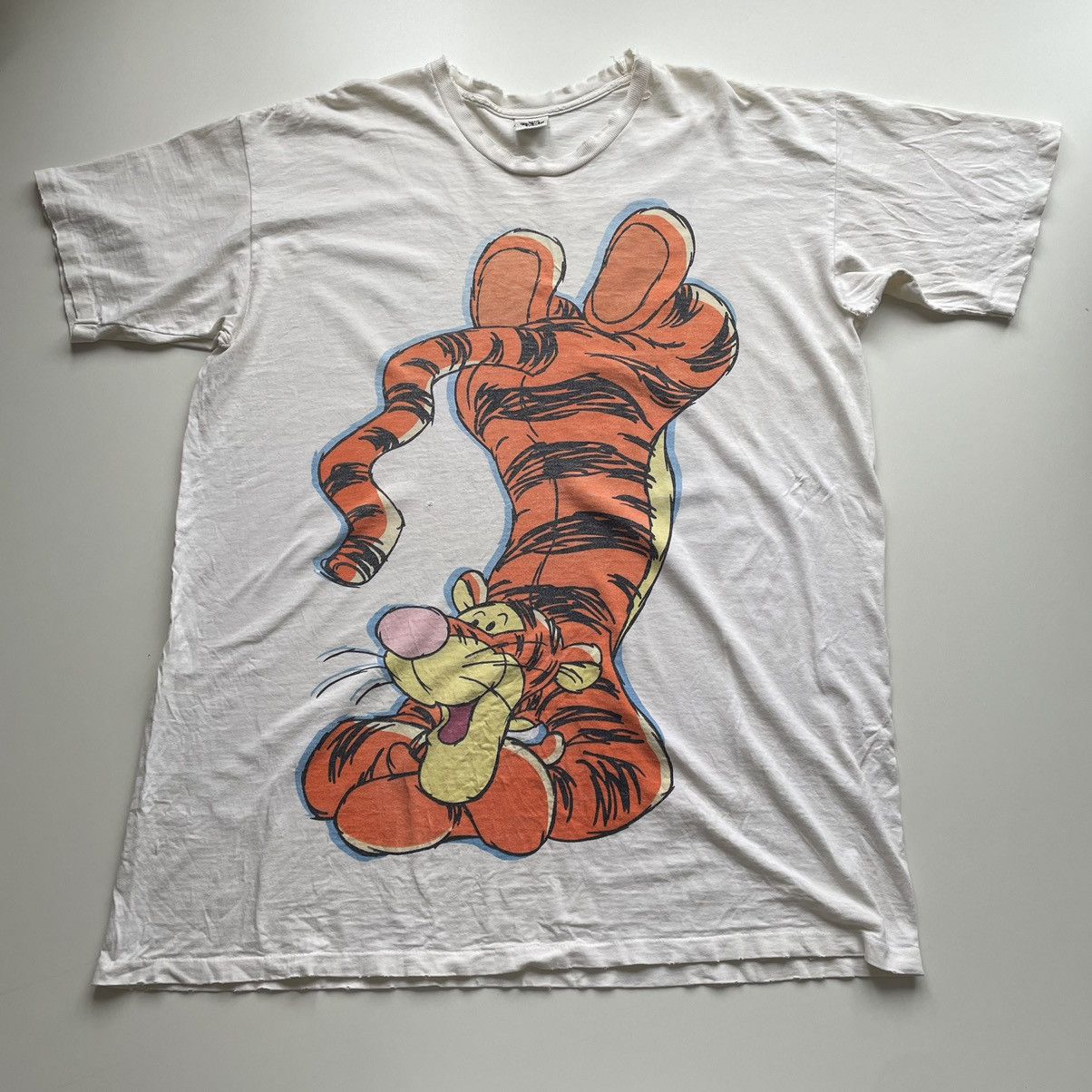 Disney × Vintage Vintage 90s Tigger Winnie The Pooh Cartoon Graphic T Shirt Size US XXL / EU 58 / 5 - 1 Thumbnail
