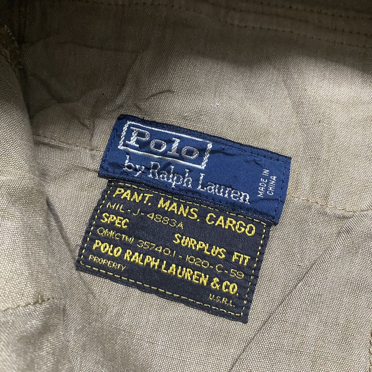 Polo Ralph Lauren Vintage Polo Ralph Lauren Cargo Surplus Fit Pants Size US 30 / EU 46 - 20 Thumbnail