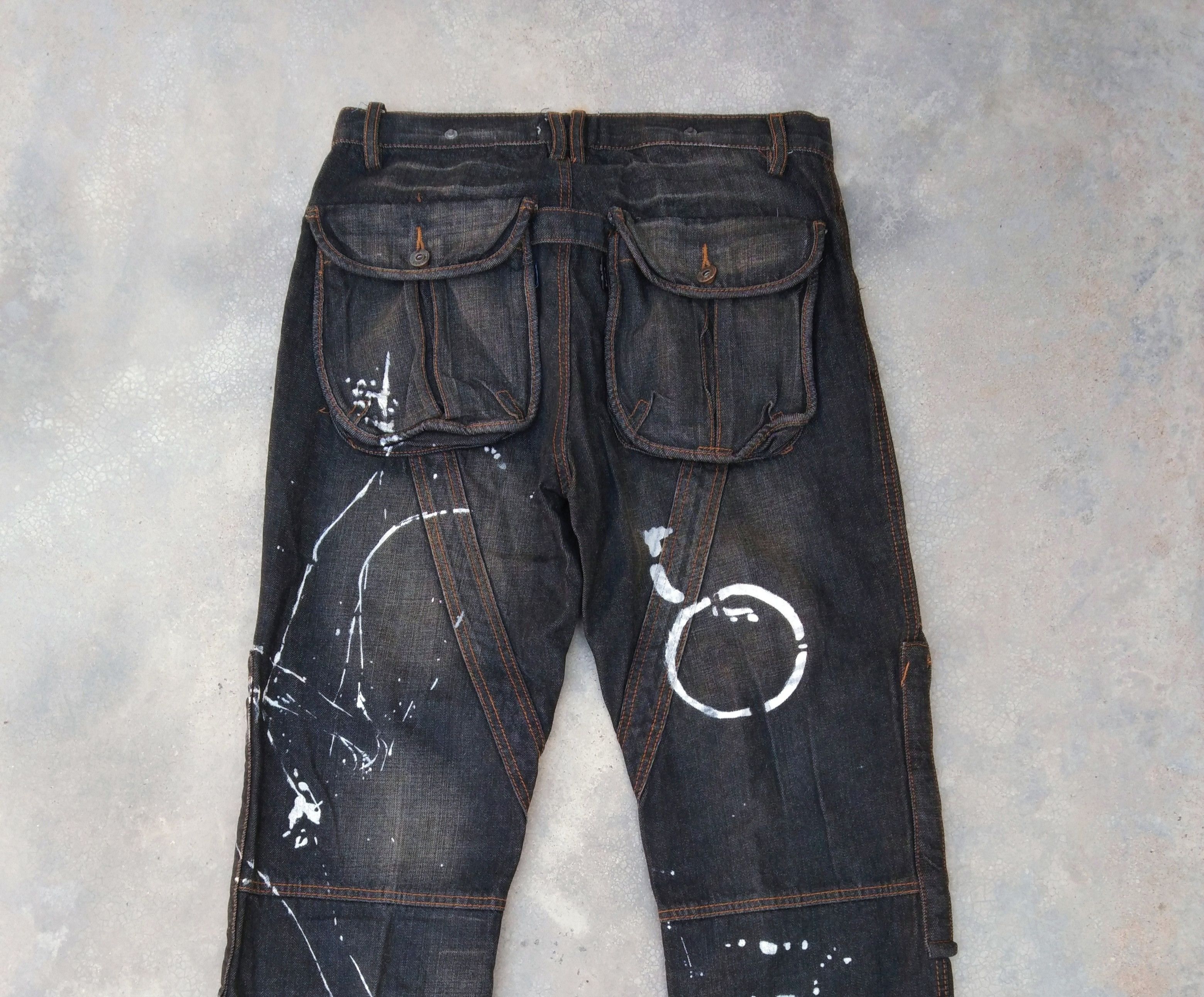 Japanese Brand × Jean × Vintage Vintage Painter Jeans Aston Collection Tactical Denim 31x32 Size US 31 - 3 Thumbnail