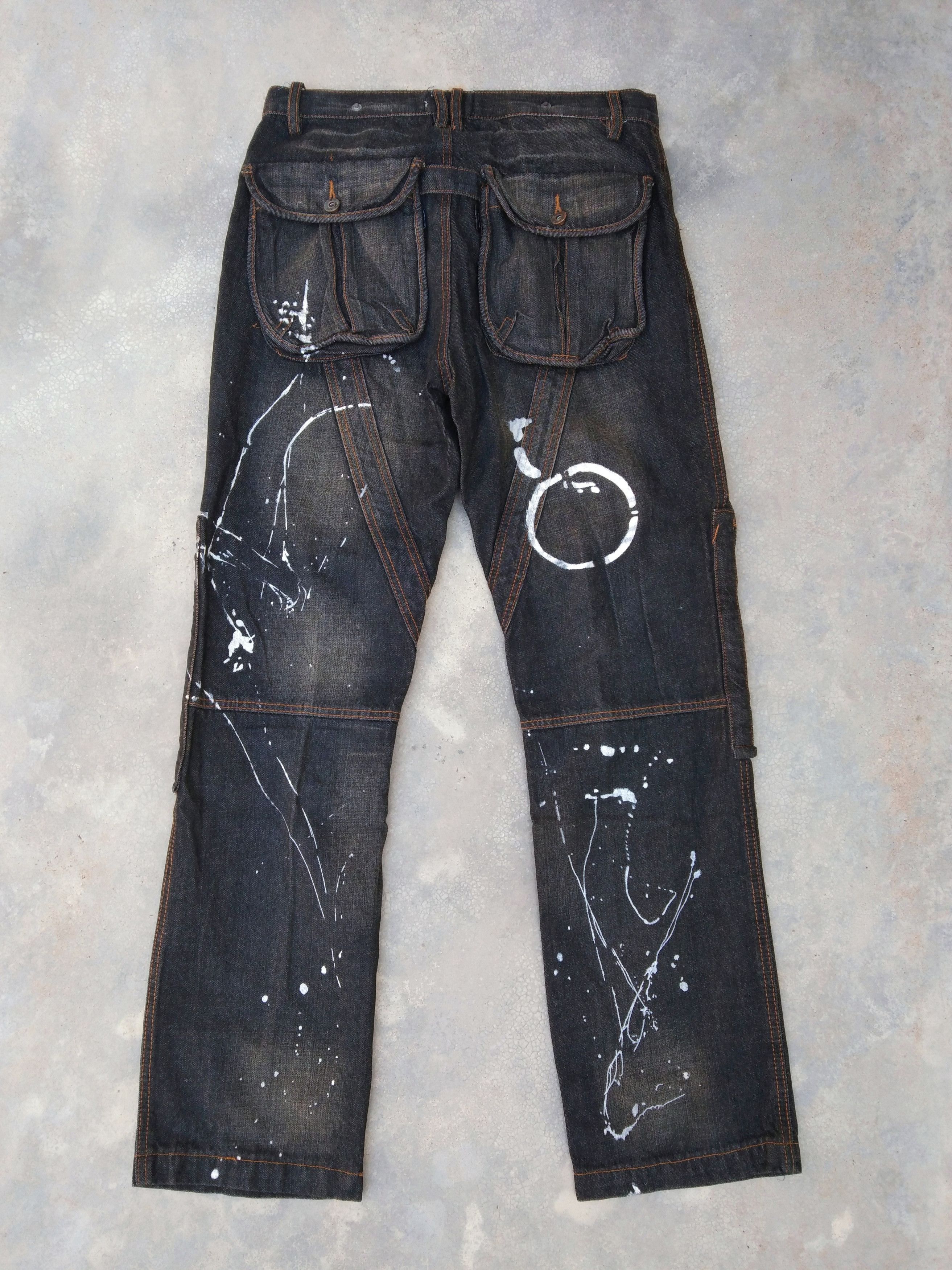 Wrangler Denim Painter Pants for Men, W31 equivalent cotton blue type Vintage Second Hand
