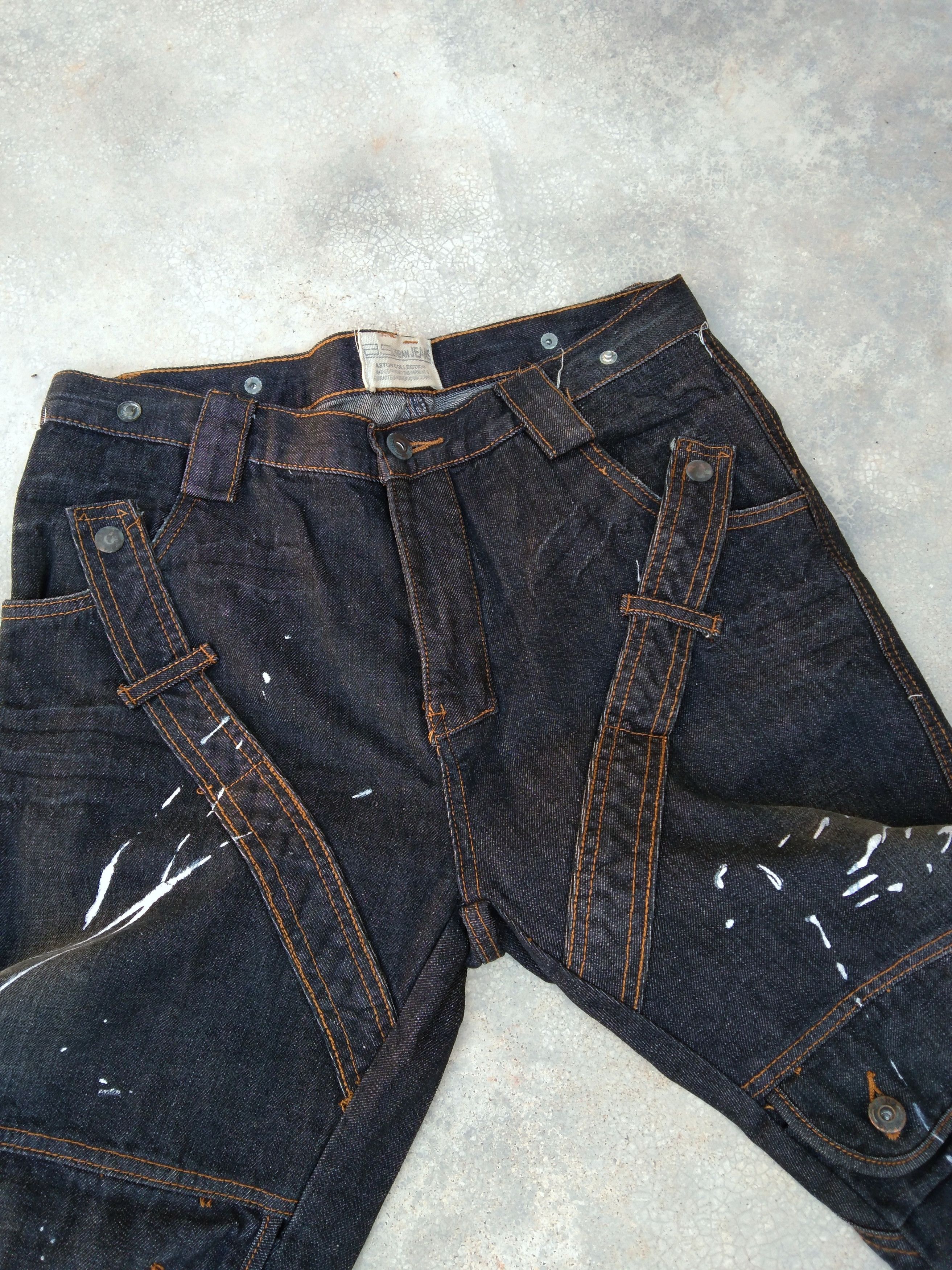 Japanese Brand × Jean × Vintage Vintage Painter Jeans Aston Collection Tactical Denim 31x32 Size US 31 - 11 Thumbnail