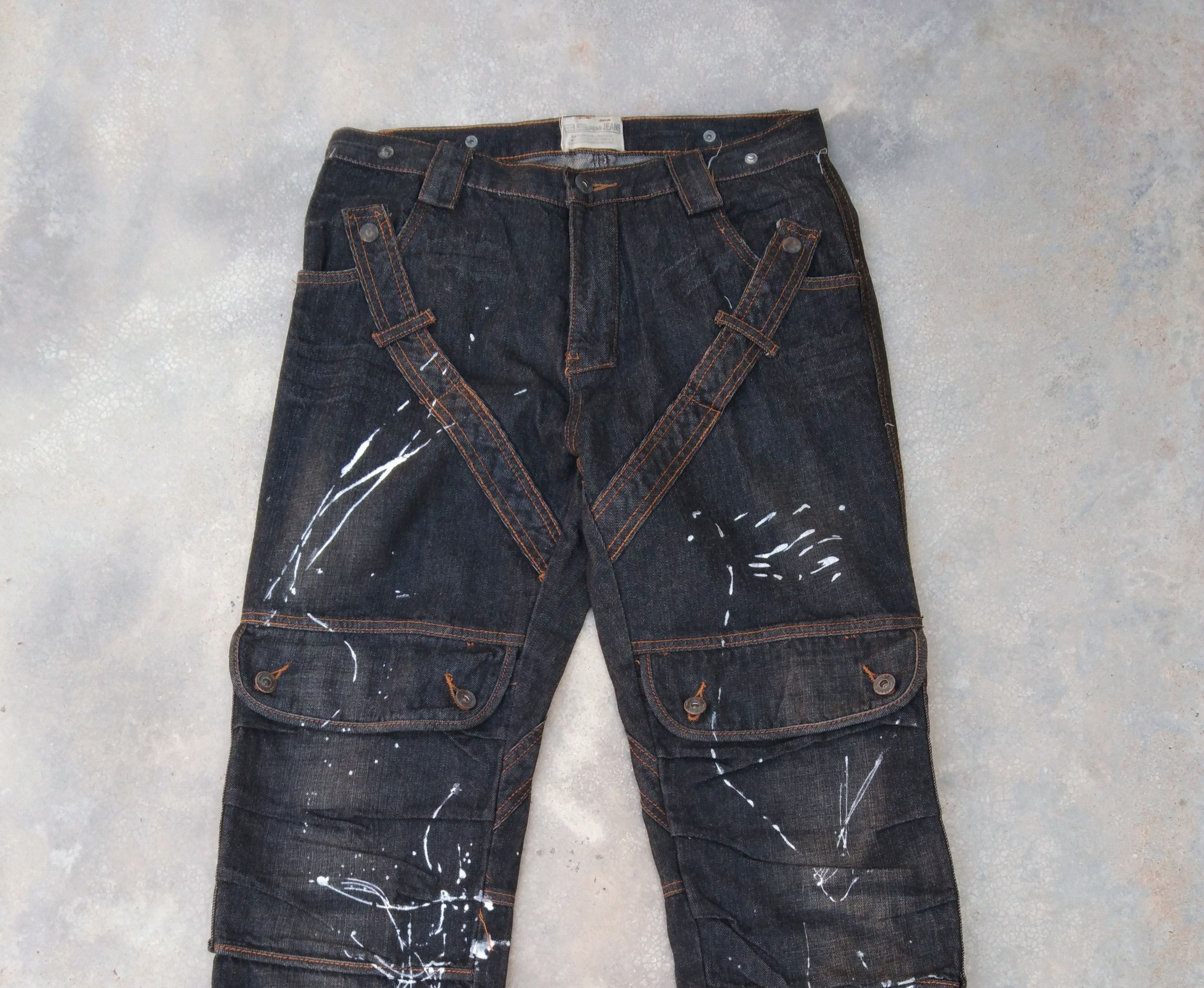 Japanese Brand × Jean × Vintage Vintage Painter Jeans Aston Collection Tactical Denim 31x32 Size US 31 - 8 Thumbnail