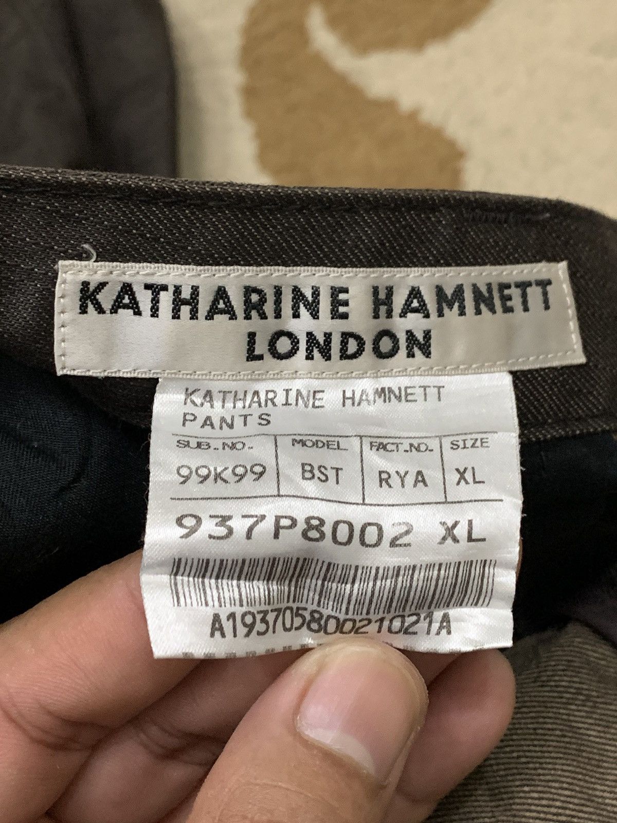 Designer × Katharine Hamnett London KATHARINE Hamnett London pant RARE Pattern ‼️⭐️ Size US 34 / EU 50 - 13 Thumbnail