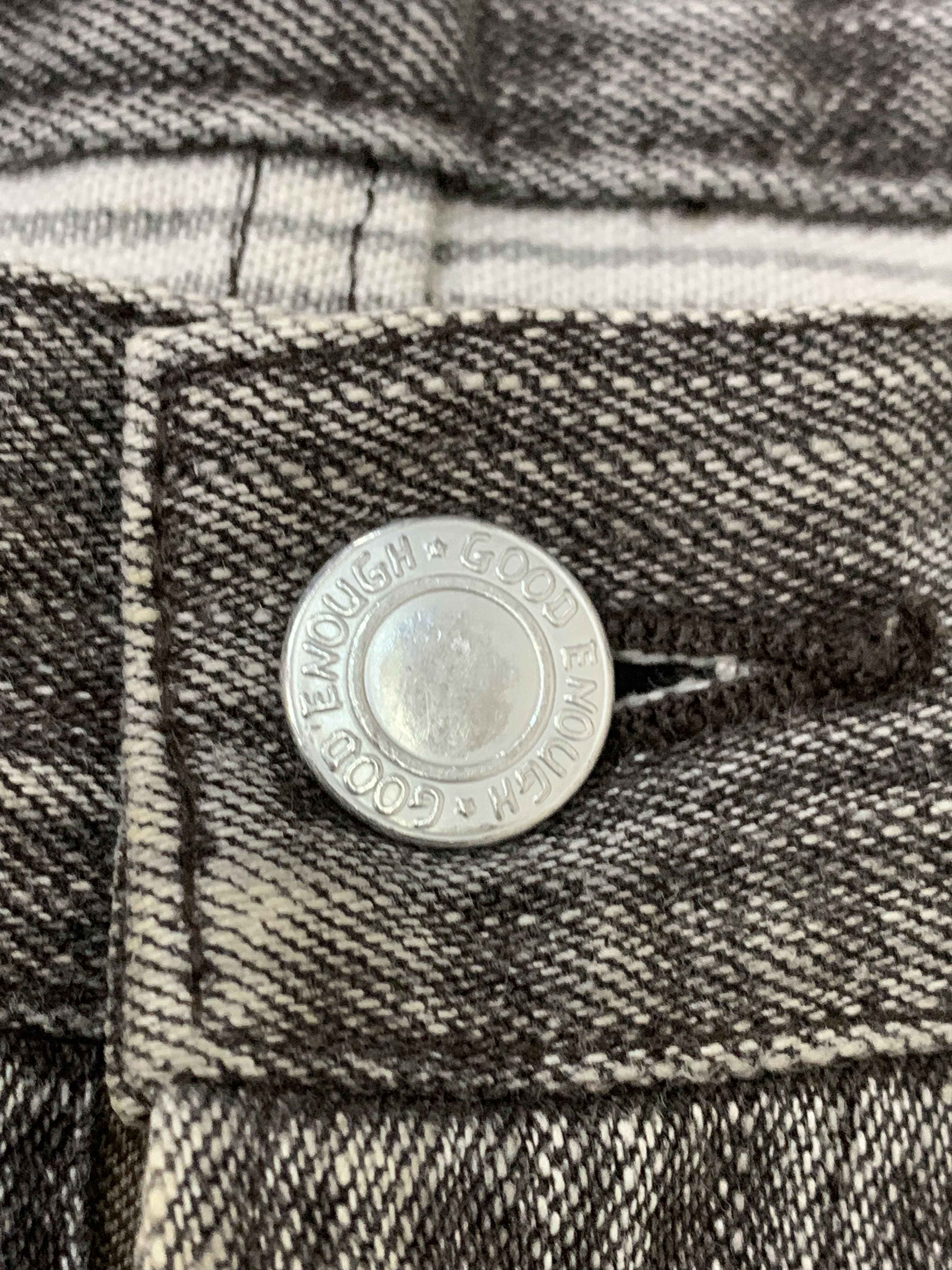 Good Enough × Hiroshi Fujiwara × Japanese Brand Goodenough Pants Jeans GDEH Hickory Stripe Straight Leg Size US 34 / EU 50 - 4 Thumbnail