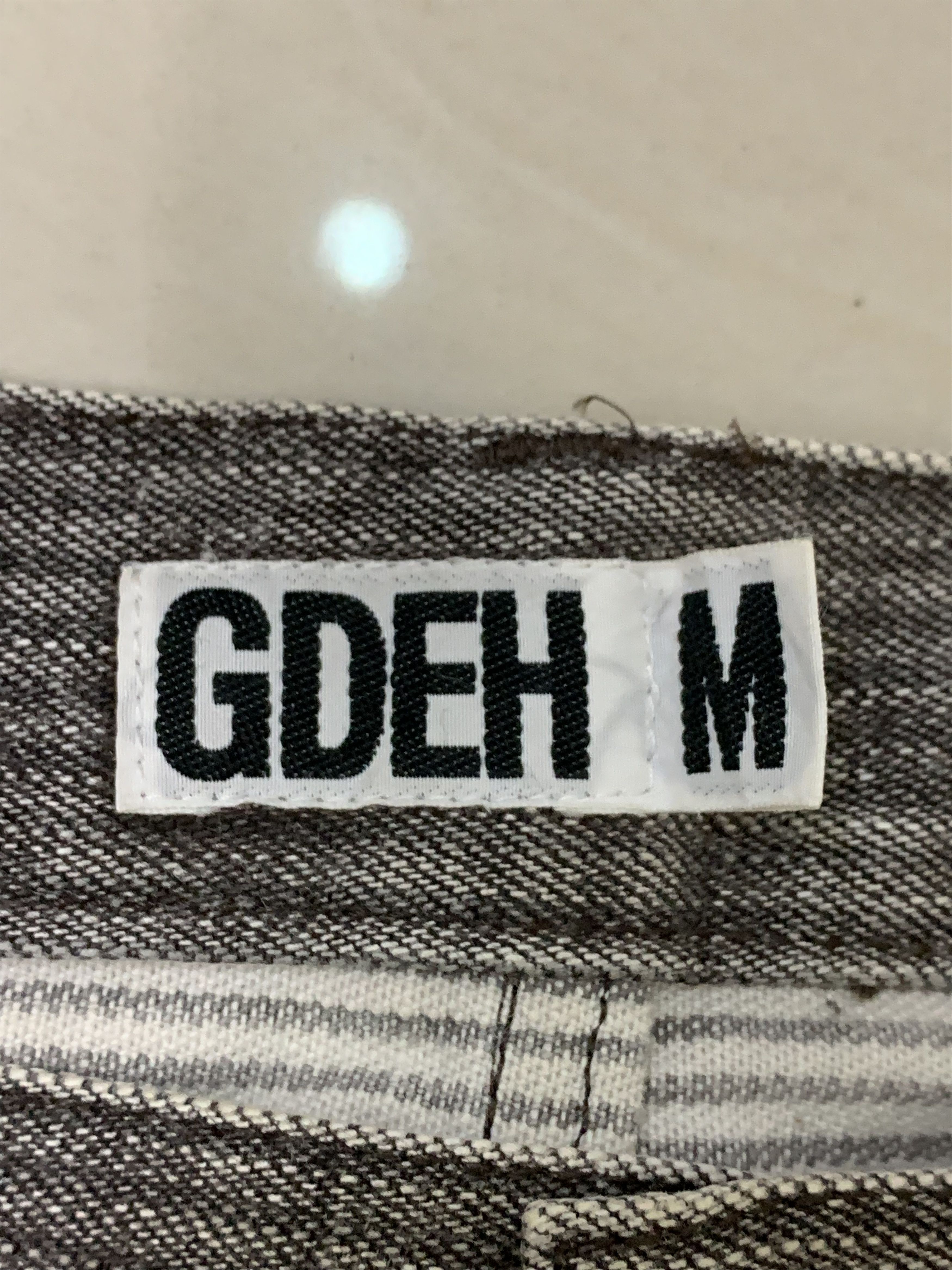 Good Enough × Hiroshi Fujiwara × Japanese Brand Goodenough Pants Jeans GDEH Hickory Stripe Straight Leg Size US 34 / EU 50 - 5 Thumbnail