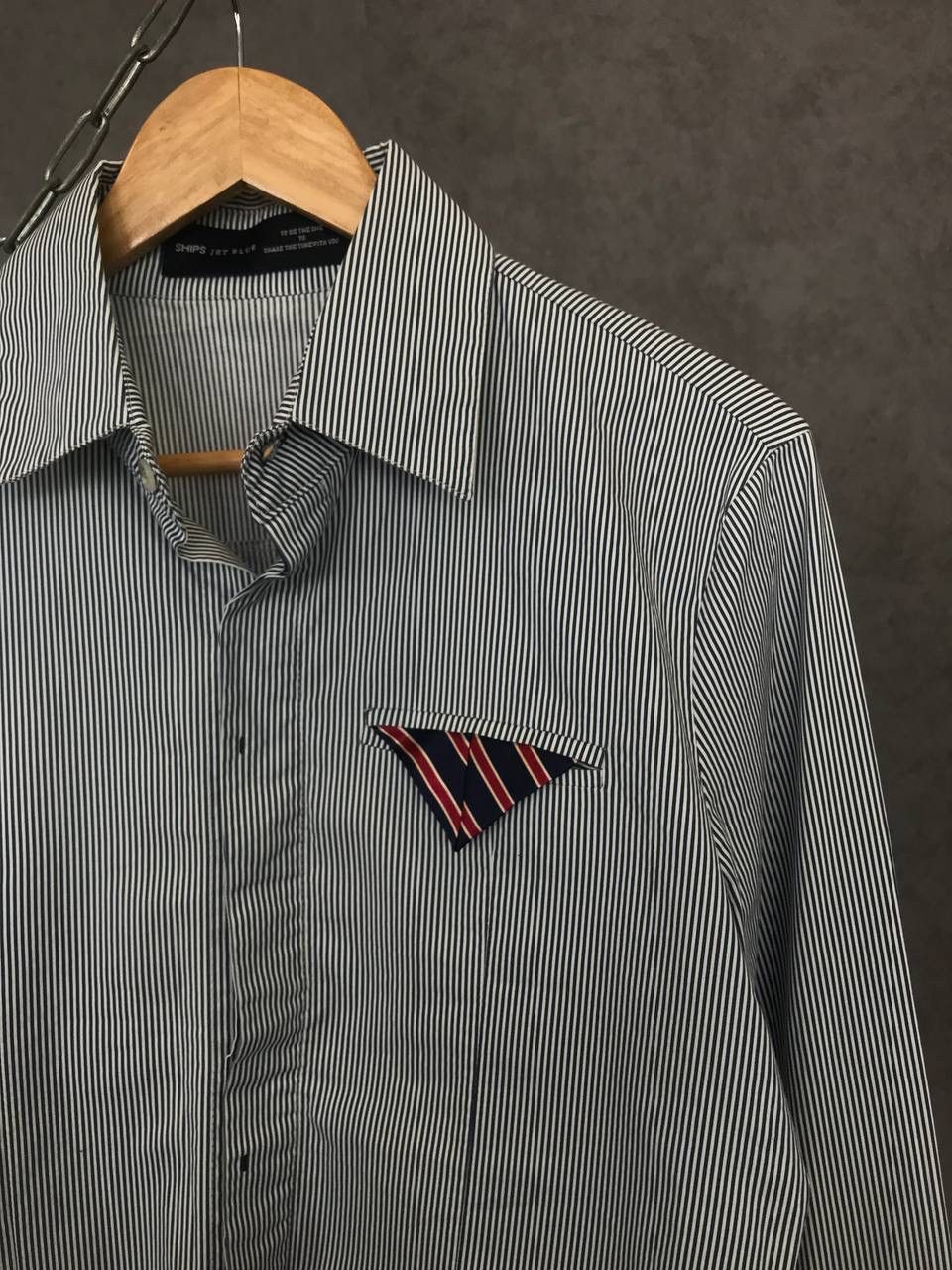 Ships Jet Blue Ships jet blue Japanese brand striped shirt Size US S / EU 44-46 / 1 - 2 Thumbnail