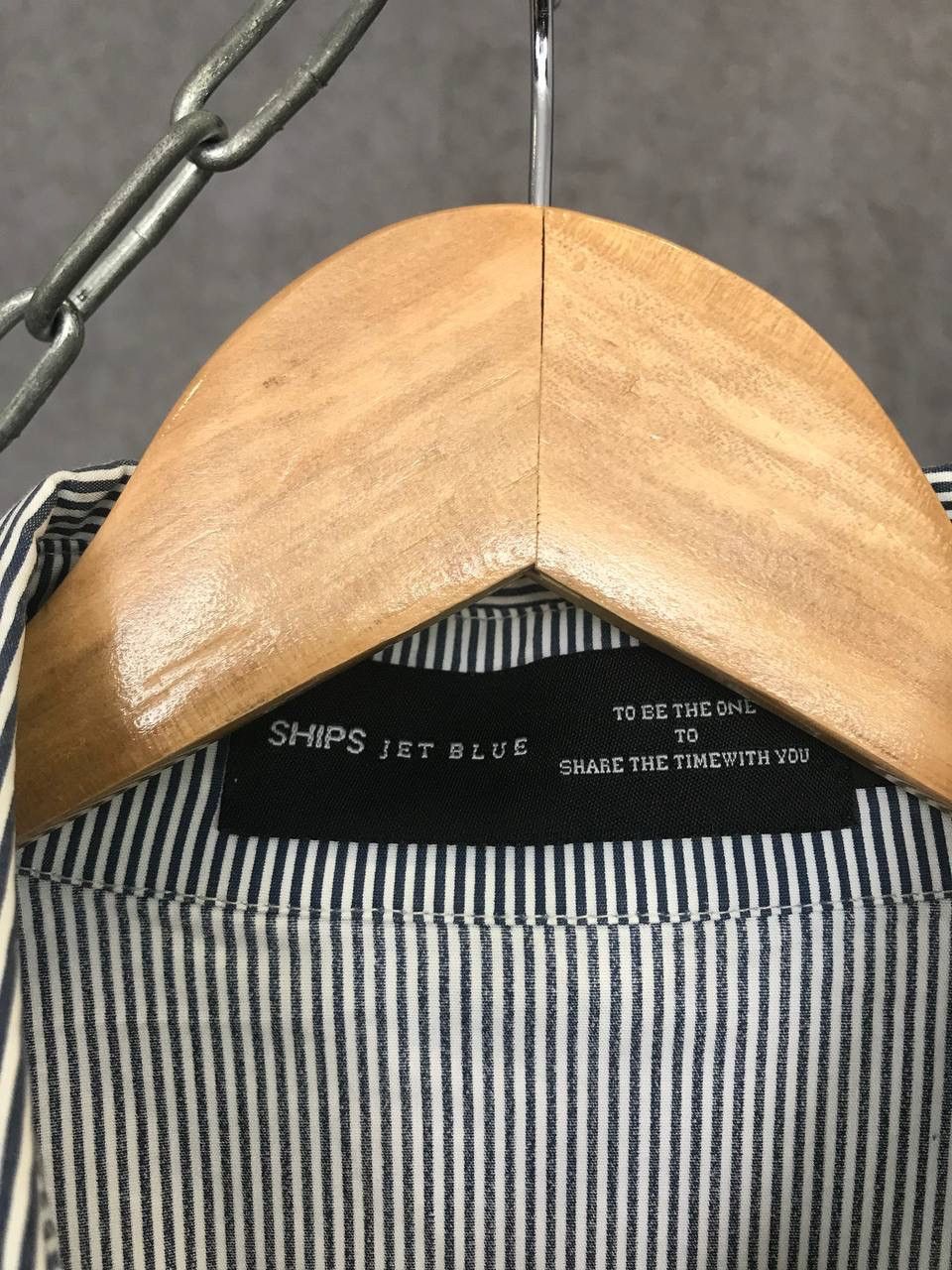 Ships Jet Blue Ships jet blue Japanese brand striped shirt Size US S / EU 44-46 / 1 - 4 Thumbnail