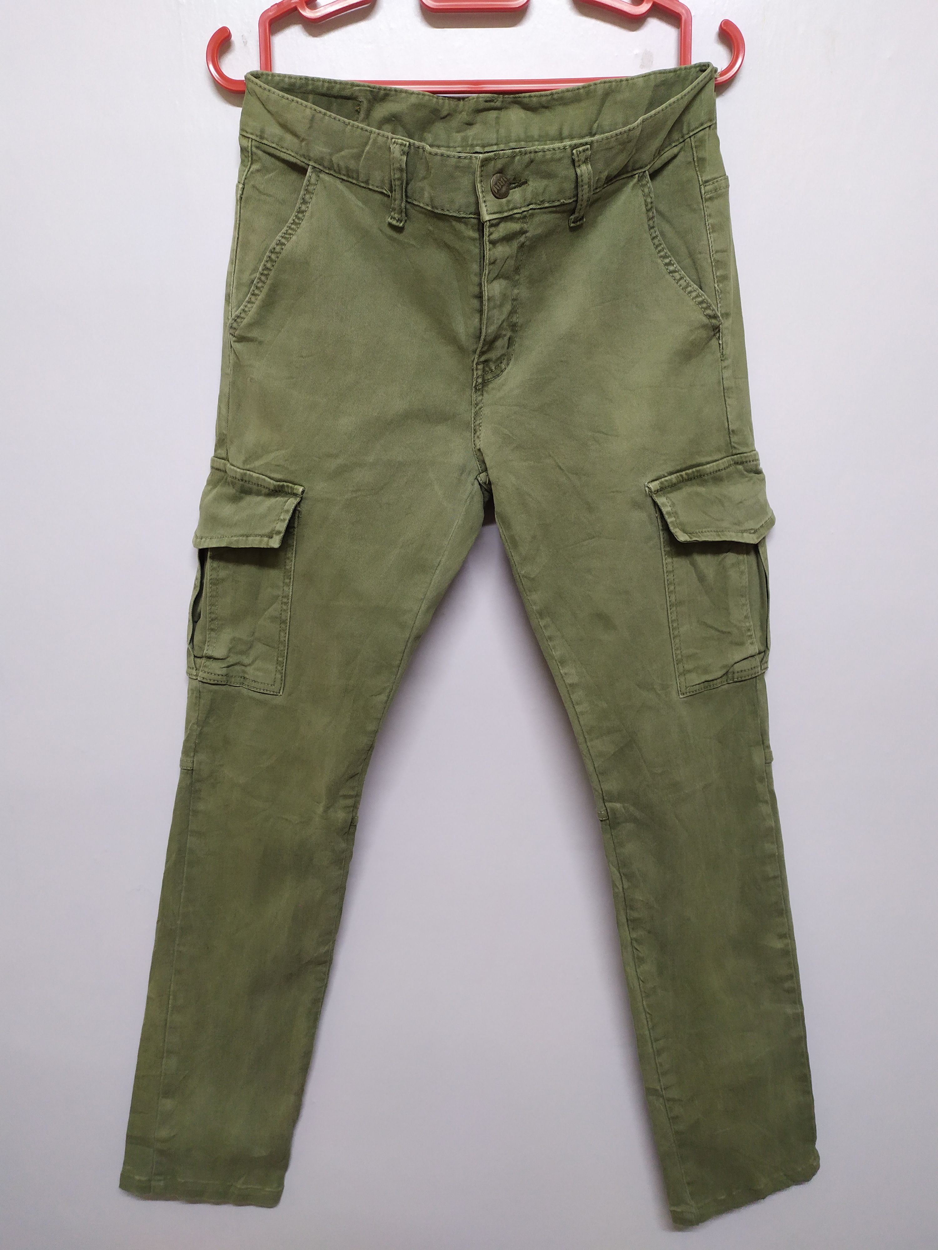Japanese Brand VINTAGE JAPANESE BRAND FADED CARGO PANTS Size US 30 / EU 46 - 1 Thumbnail
