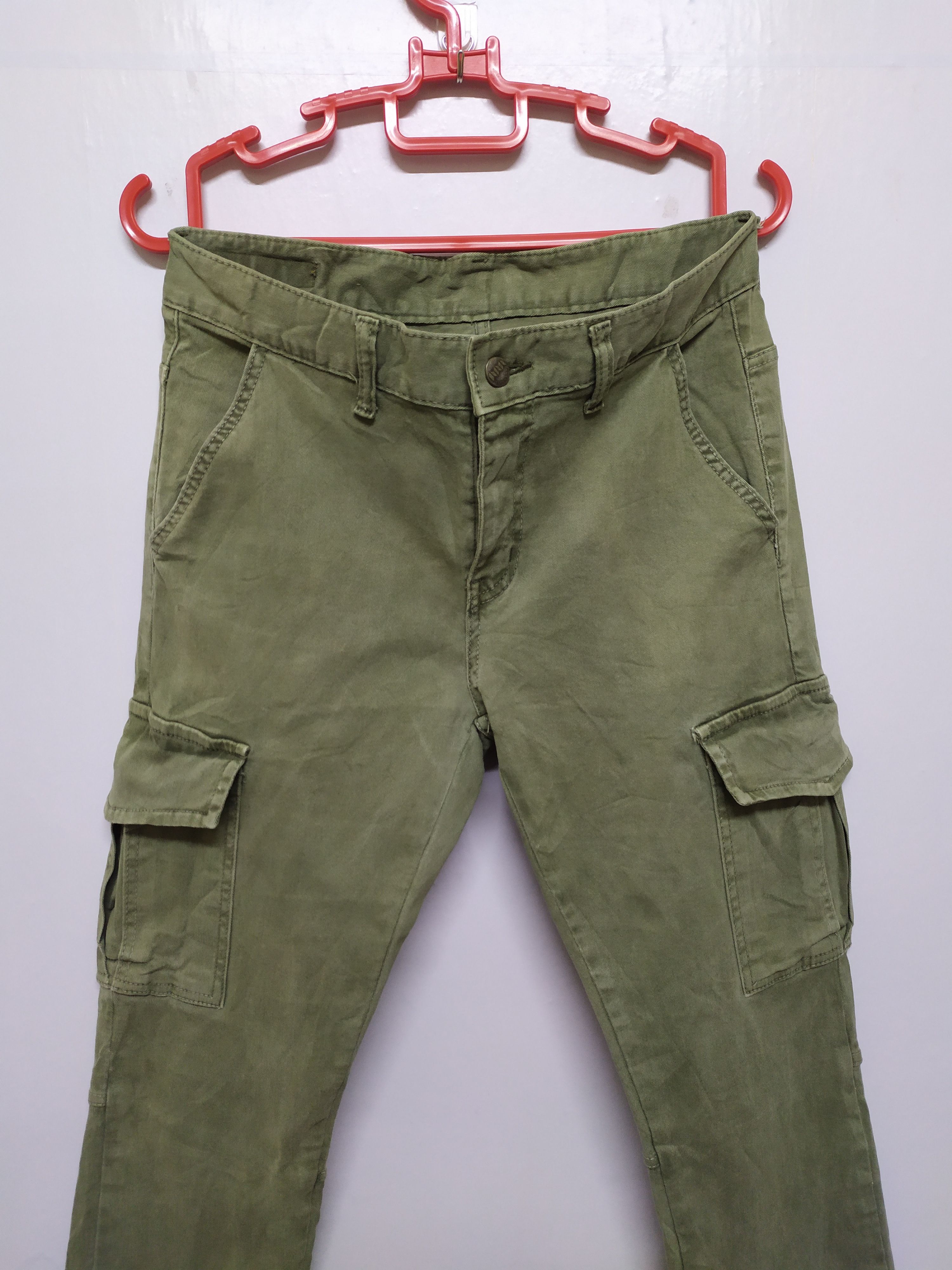 Japanese Brand VINTAGE JAPANESE BRAND FADED CARGO PANTS Size US 30 / EU 46 - 2 Thumbnail