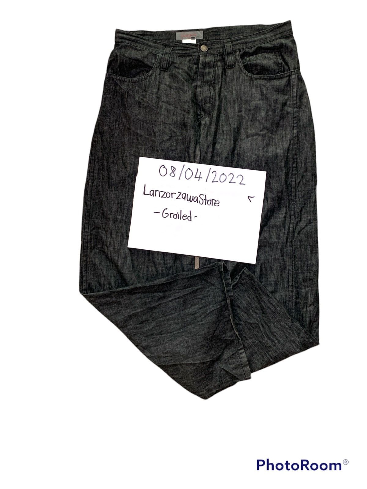 Japanese Brand × Y's for Men × Yohji Yamamoto YOHJI YAMAMOTO PANTS STRAIGHT CUT SAIZ 2 ‼️Plain Design Size US 34 / EU 50 - 3 Thumbnail