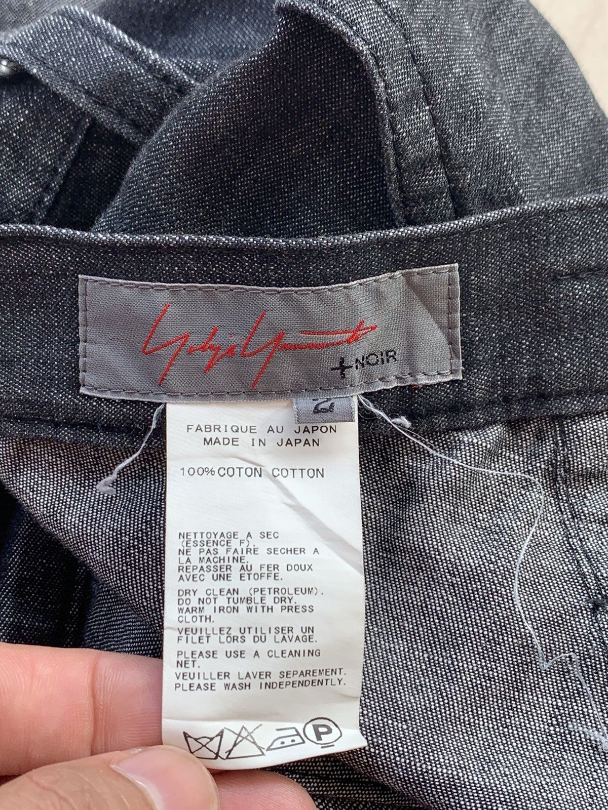 Japanese Brand × Y's for Men × Yohji Yamamoto YOHJI YAMAMOTO PANTS STRAIGHT CUT SAIZ 2 ‼️Plain Design Size US 34 / EU 50 - 10 Thumbnail