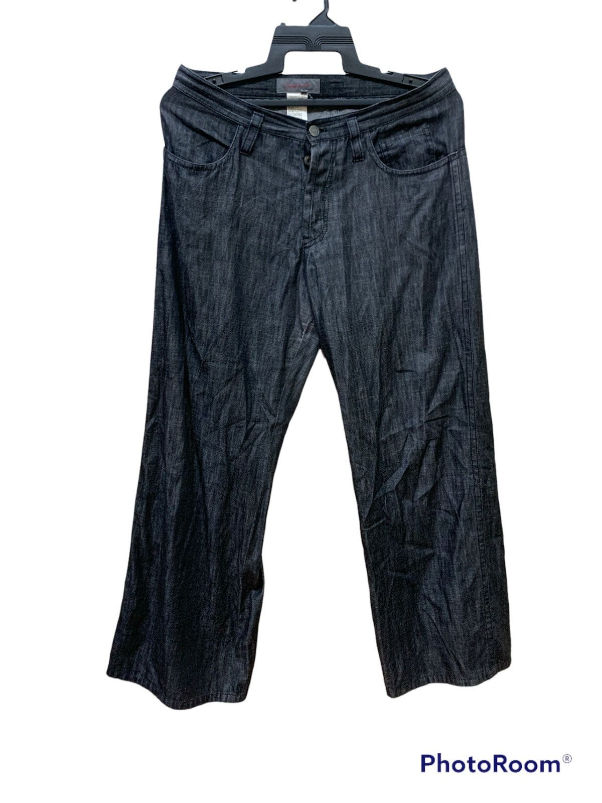 Japanese Brand × Y's for Men × Yohji Yamamoto YOHJI YAMAMOTO PANTS STRAIGHT CUT SAIZ 2 ‼️Plain Design Size US 34 / EU 50 - 1 Thumbnail