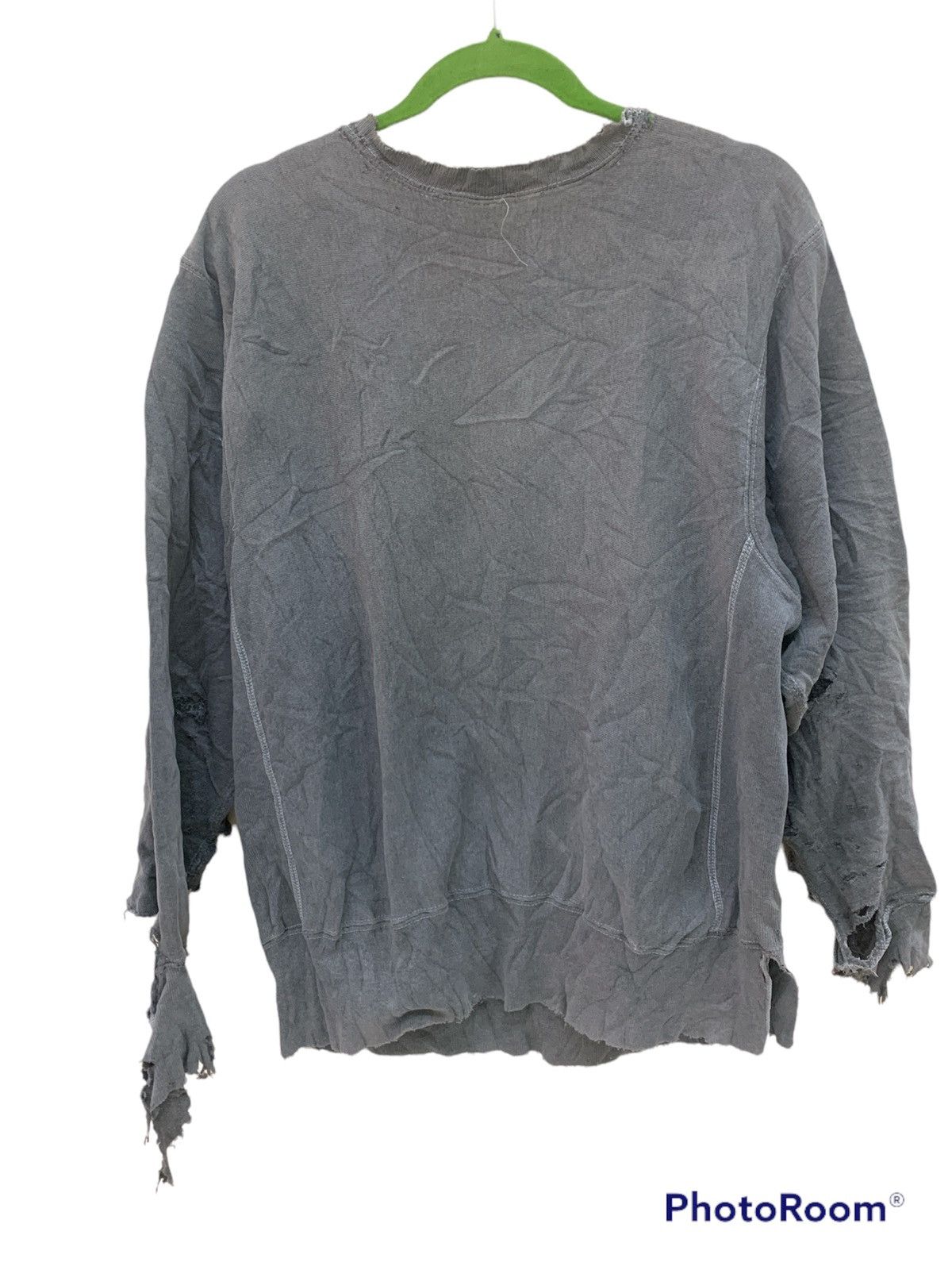 Champion × Vintage ‼️Vintage 80s Champion Reverse weave Distressed Sweatshirt Size US L / EU 52-54 / 3 - 2 Thumbnail