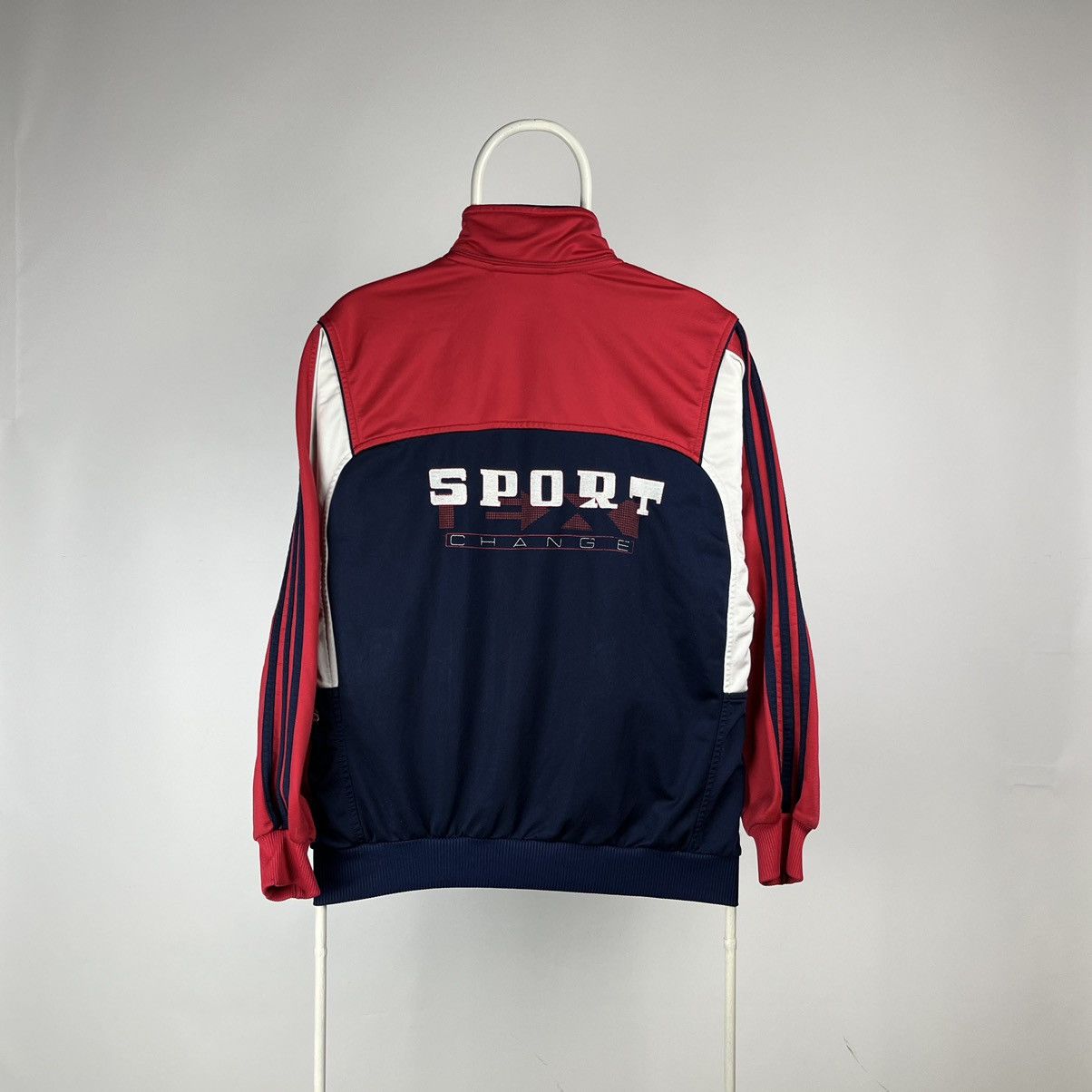Adidas Adidas track top jacket vintage size Medium Size US M / EU 48-50 / 2 - 2 Thumbnail