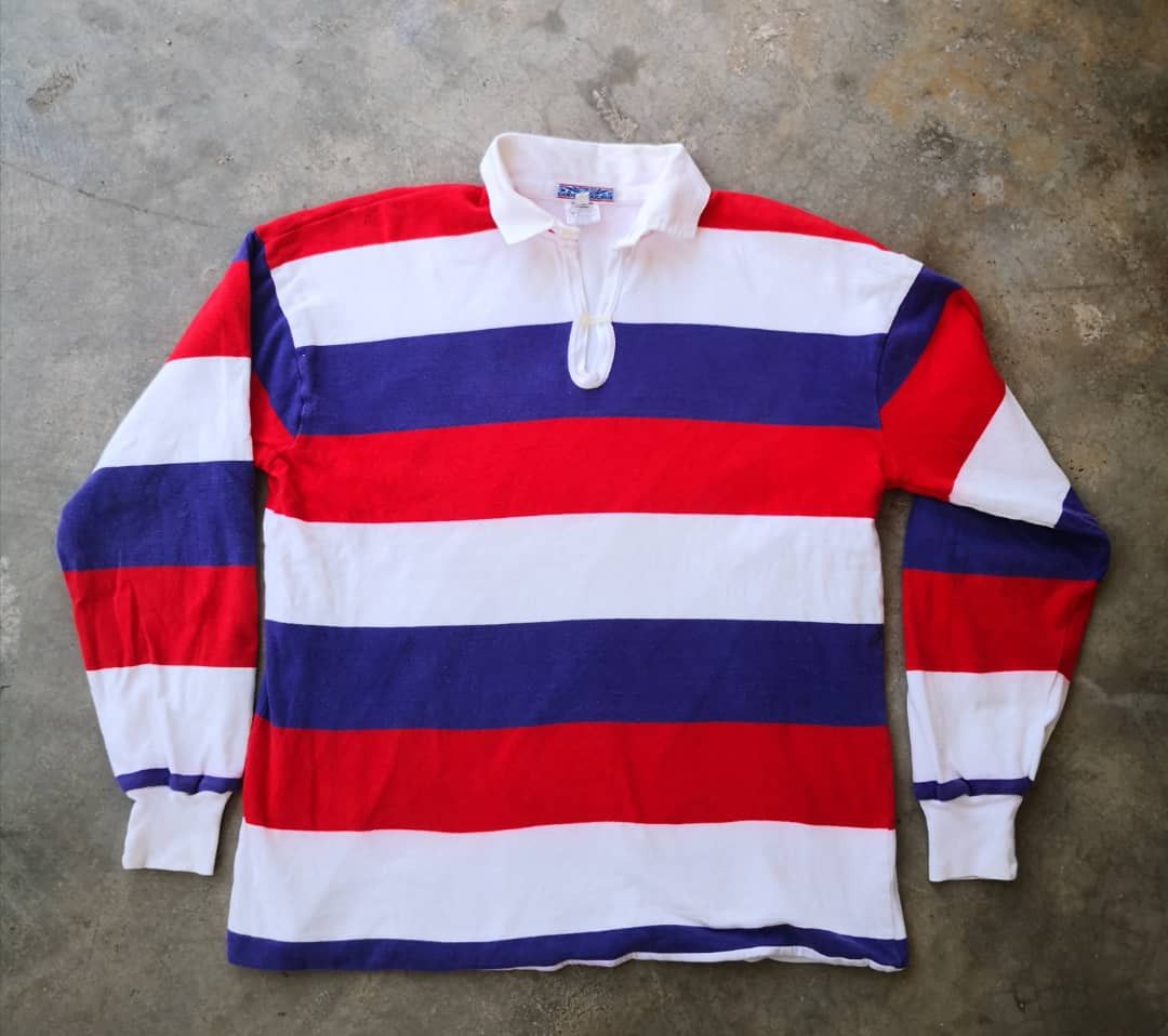 Good Enough GoodenoughUK Stripes Polo Sweatshirt Size US M / EU 48-50 / 2 - 1 Thumbnail