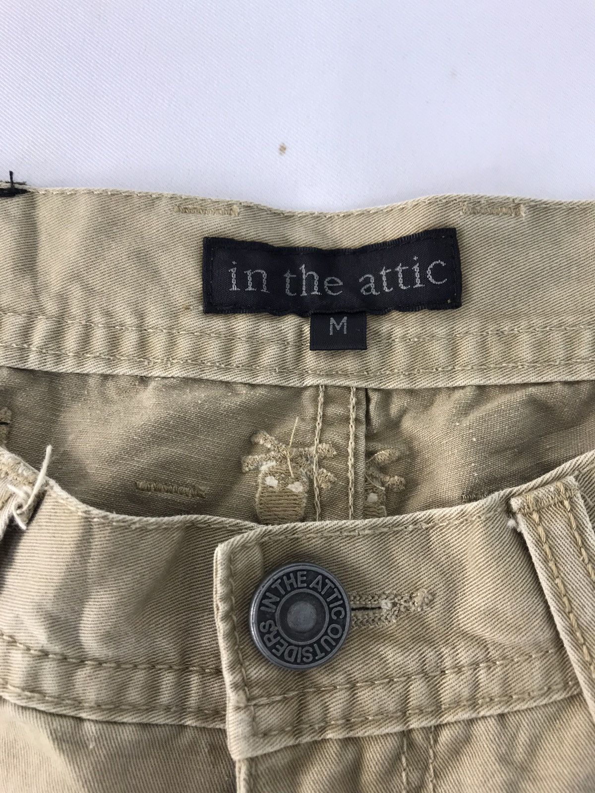 In The Attic × Japanese Brand In The Attic Outsiders Short Pant Embroidery Skull Size 31 Size US 31 - 5 Thumbnail
