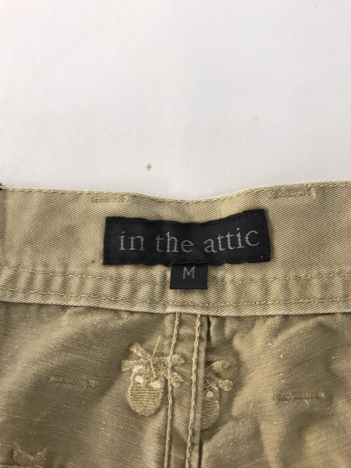 In The Attic × Japanese Brand In The Attic Outsiders Short Pant Embroidery Skull Size 31 Size US 31 - 7 Thumbnail