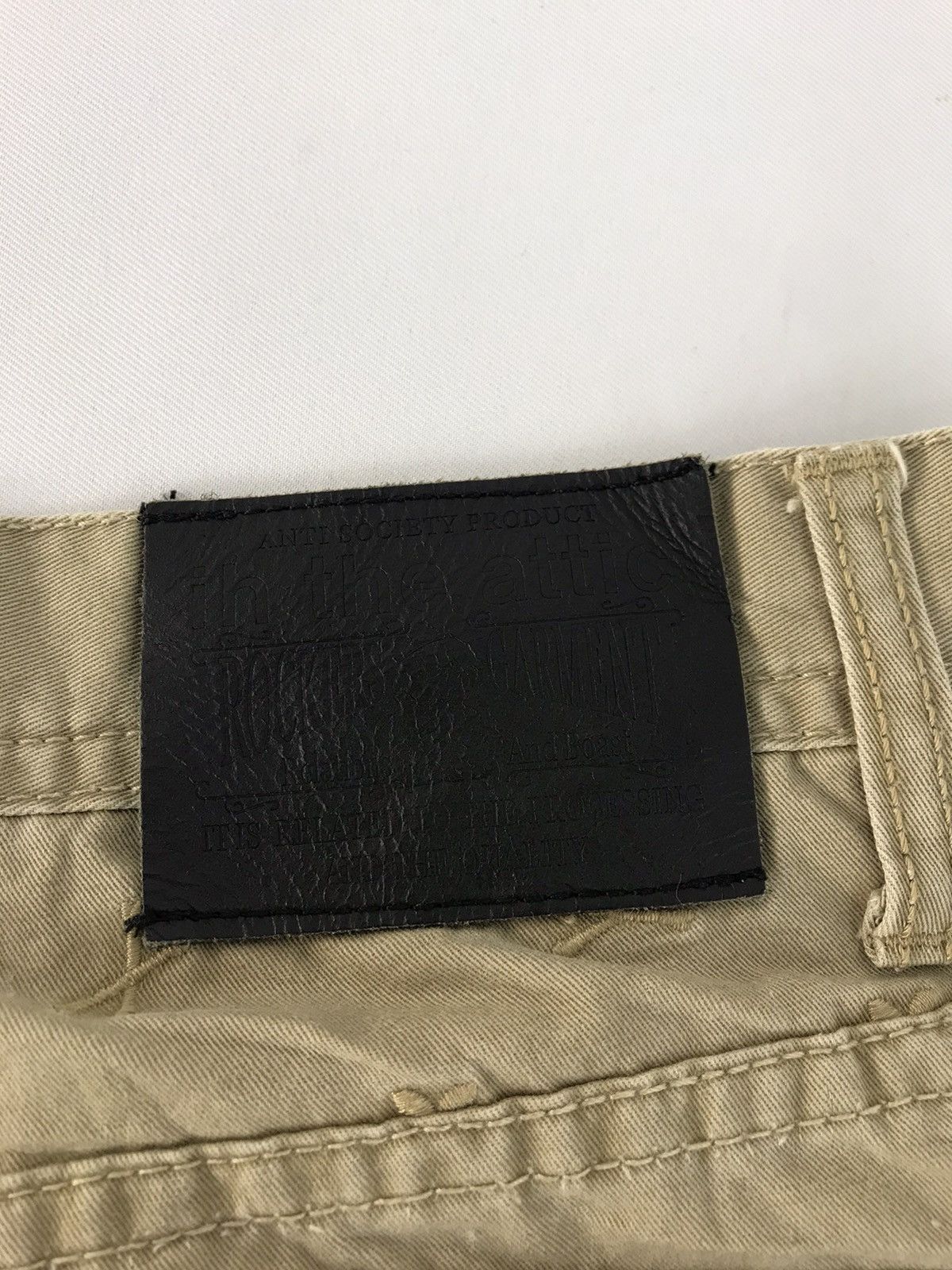 In The Attic × Japanese Brand In The Attic Outsiders Short Pant Embroidery Skull Size 31 Size US 31 - 10 Thumbnail