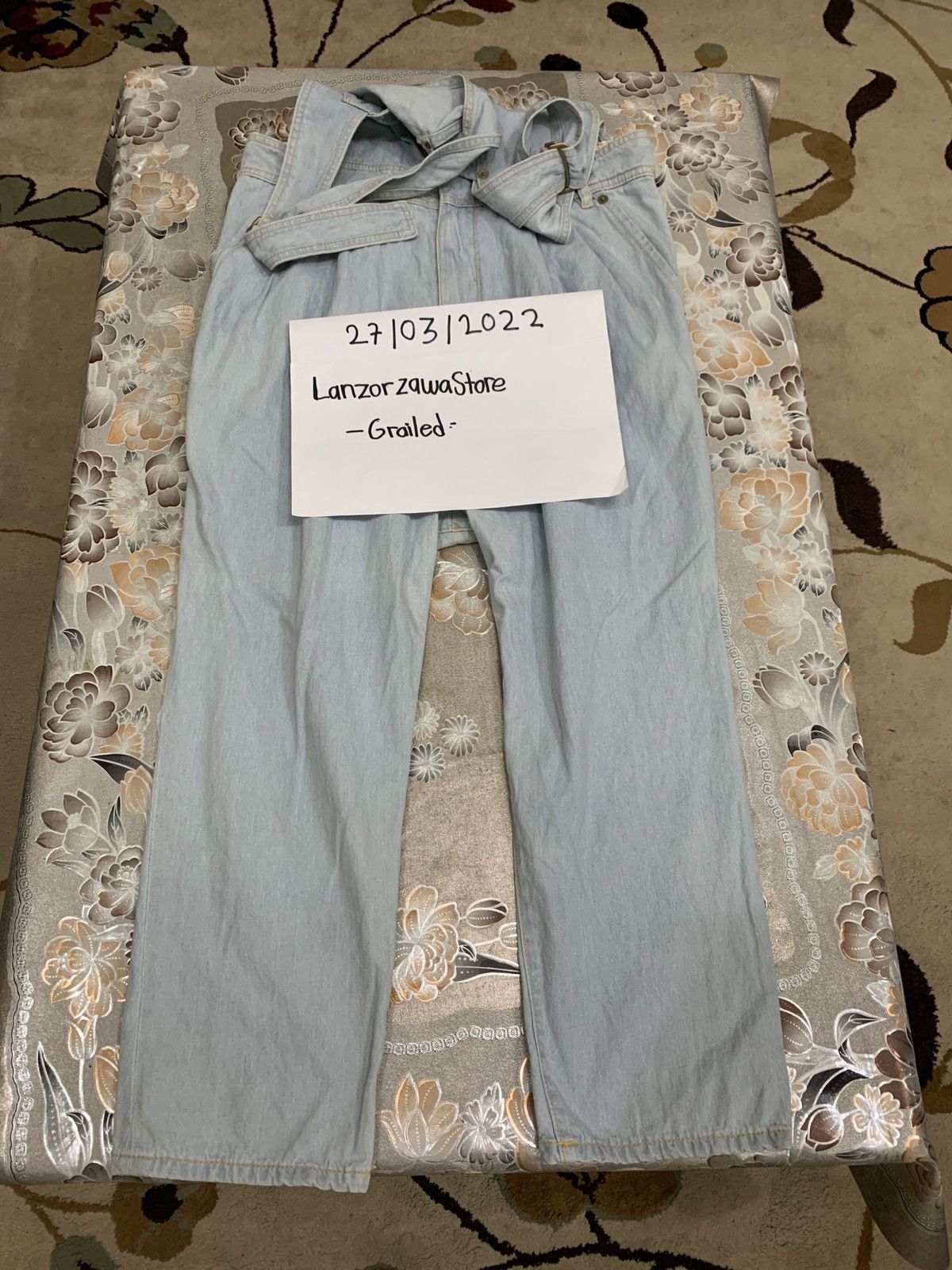 Issey Miyake × Japanese Brand × mercibeaucoup MERCIBEAUCOUP Jevous Enprie Overalls Denim/jeans Size US 34 / EU 50 - 3 Thumbnail