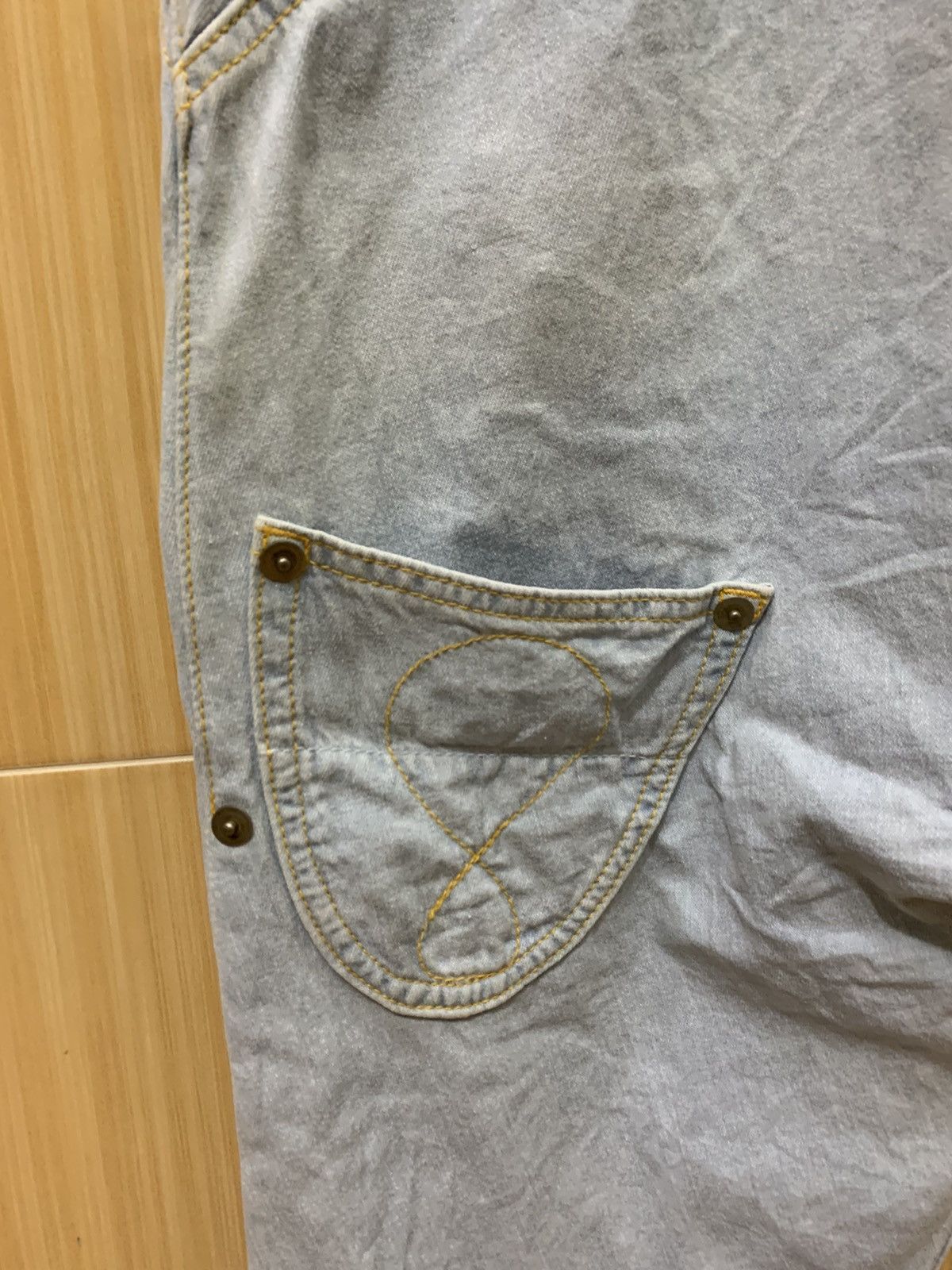 Issey Miyake × Japanese Brand × mercibeaucoup MERCIBEAUCOUP Jevous Enprie Overalls Denim/jeans Size US 34 / EU 50 - 11 Thumbnail
