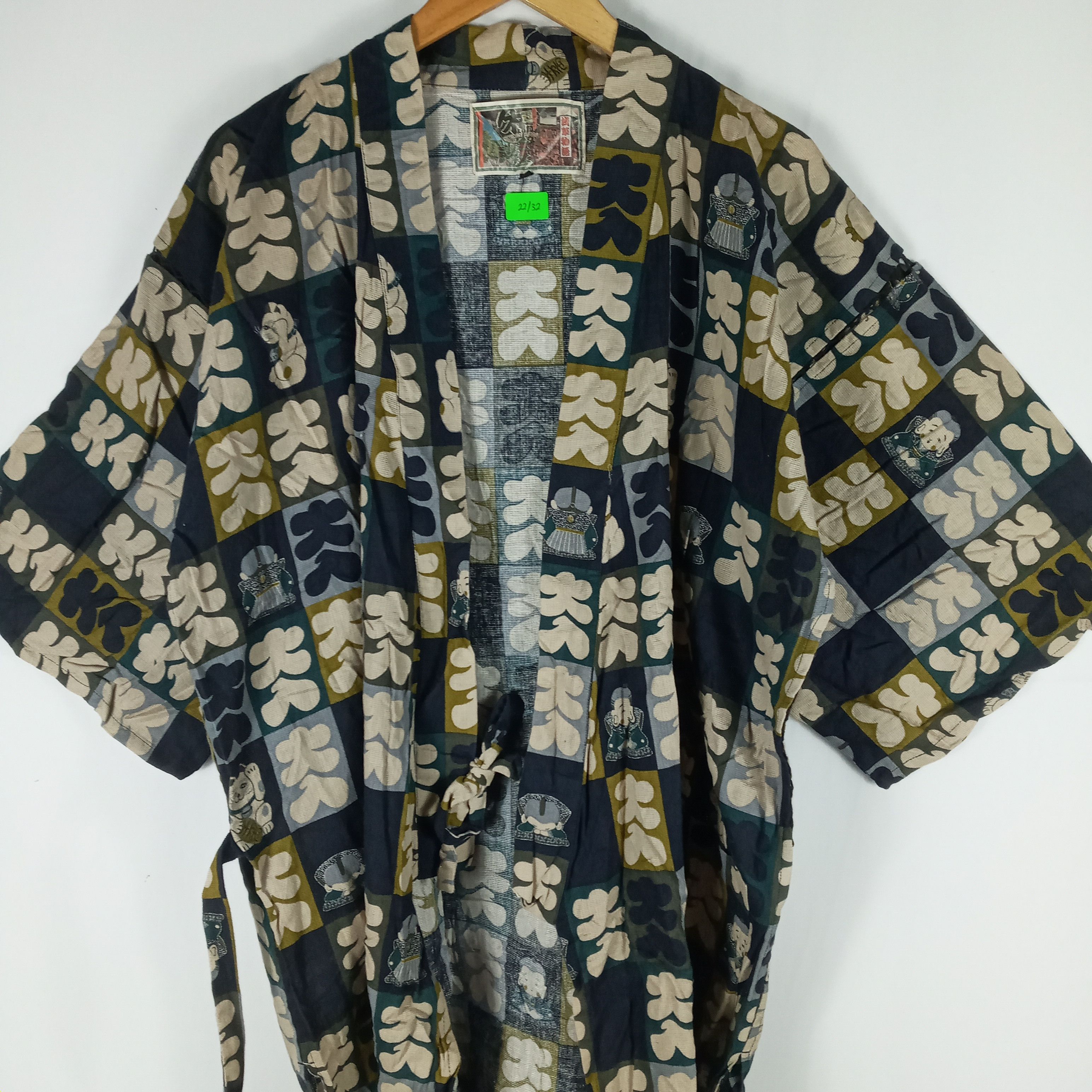 Japanese Brand × Vintage Vintage Japanese Traditional Clothes Fullprint Kimono Size US M / EU 48-50 / 2 - 3 Thumbnail
