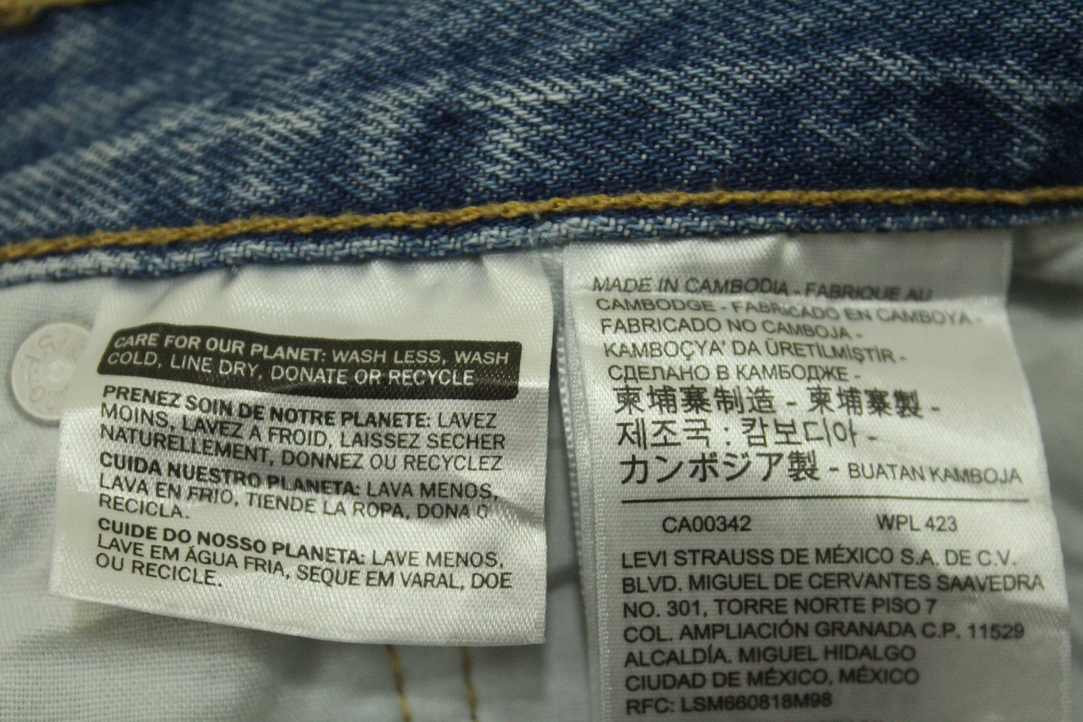 Levi's Distressed Destroy LEVIS 501 Denim Jeans Big E Non Selvedge Size US 30 / EU 46 - 20 Thumbnail