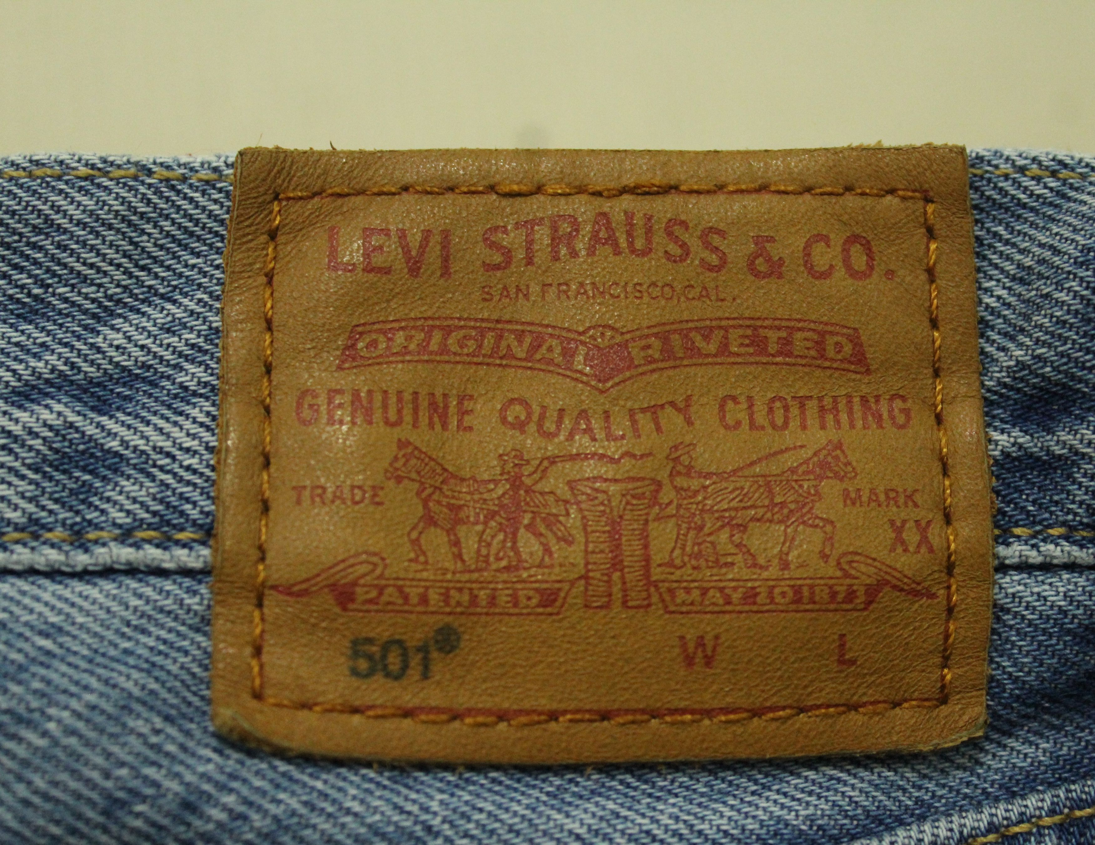 Levi's Distressed Destroy LEVIS 501 Denim Jeans Big E Non Selvedge Size US 30 / EU 46 - 18 Thumbnail