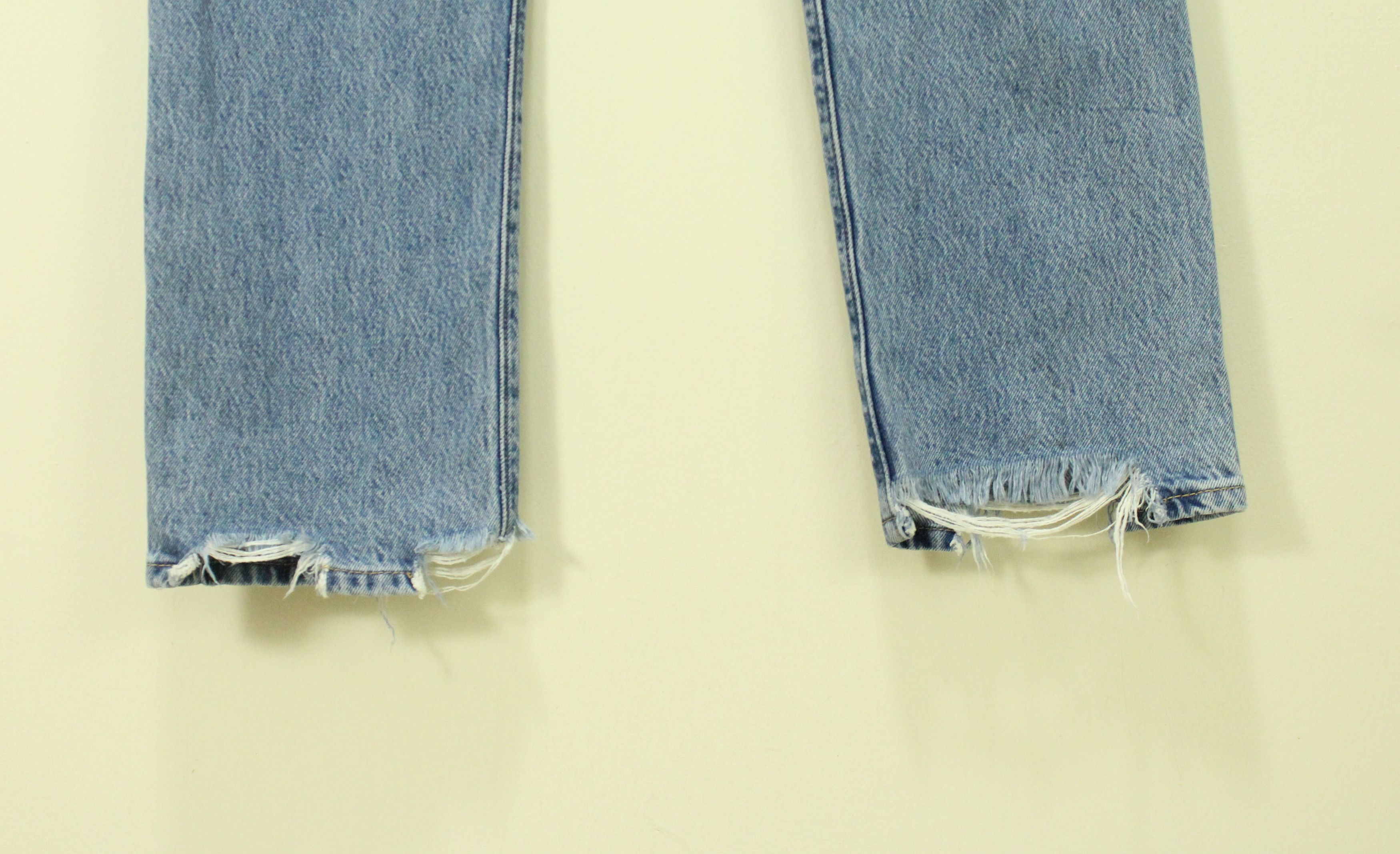 Levi's Distressed Destroy LEVIS 501 Denim Jeans Big E Non Selvedge Size US 30 / EU 46 - 9 Thumbnail