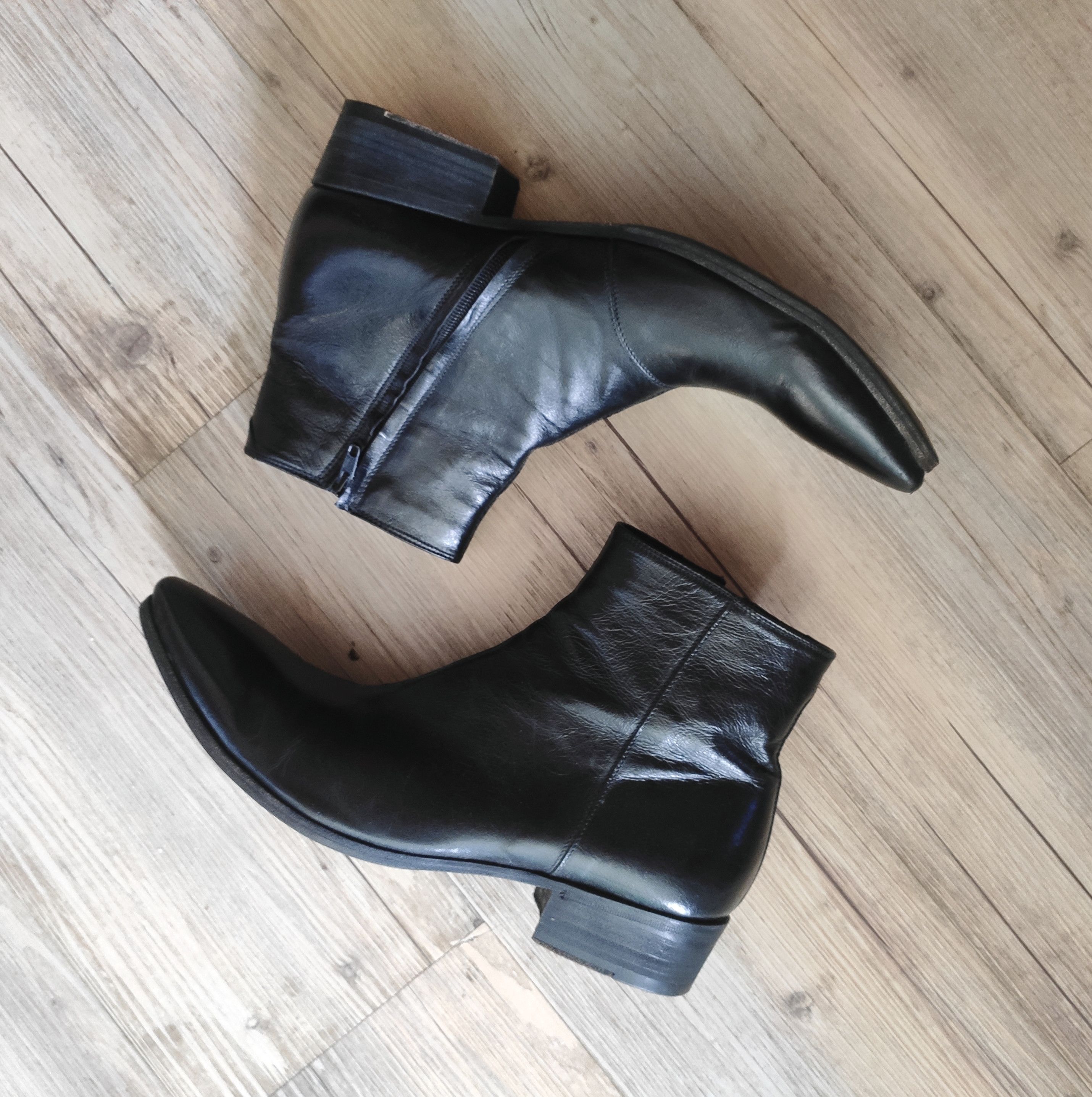 Gianni Barbato Mexican toe boots.Like Saint Laurent or Dior boots Size US 9 / EU 42 - 6 Thumbnail