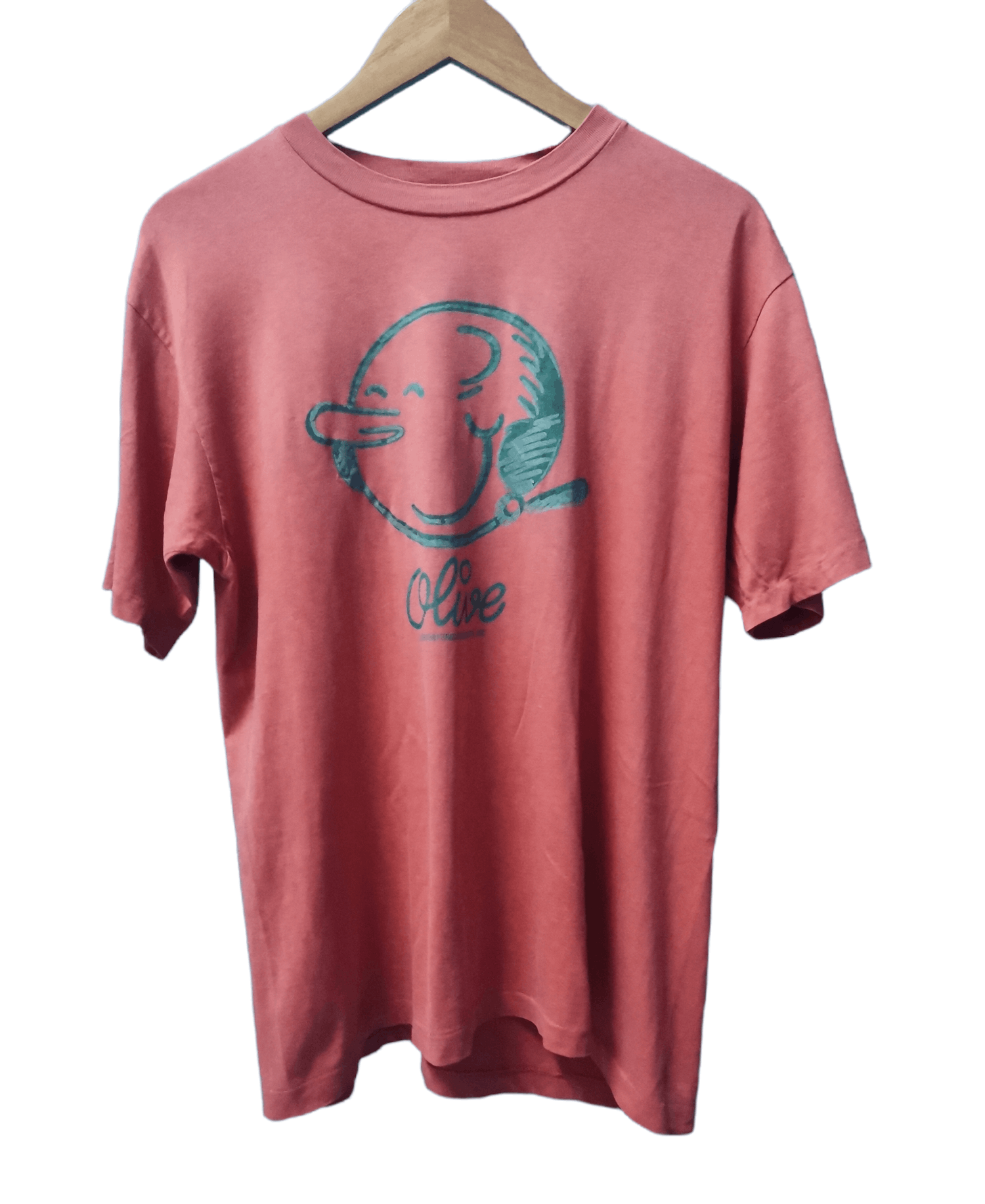 Cartoon Network × Vintage Vintage Popeye Olive Cartoons Tee Stitches Rare Size US M / EU 48-50 / 2 - 2 Thumbnail