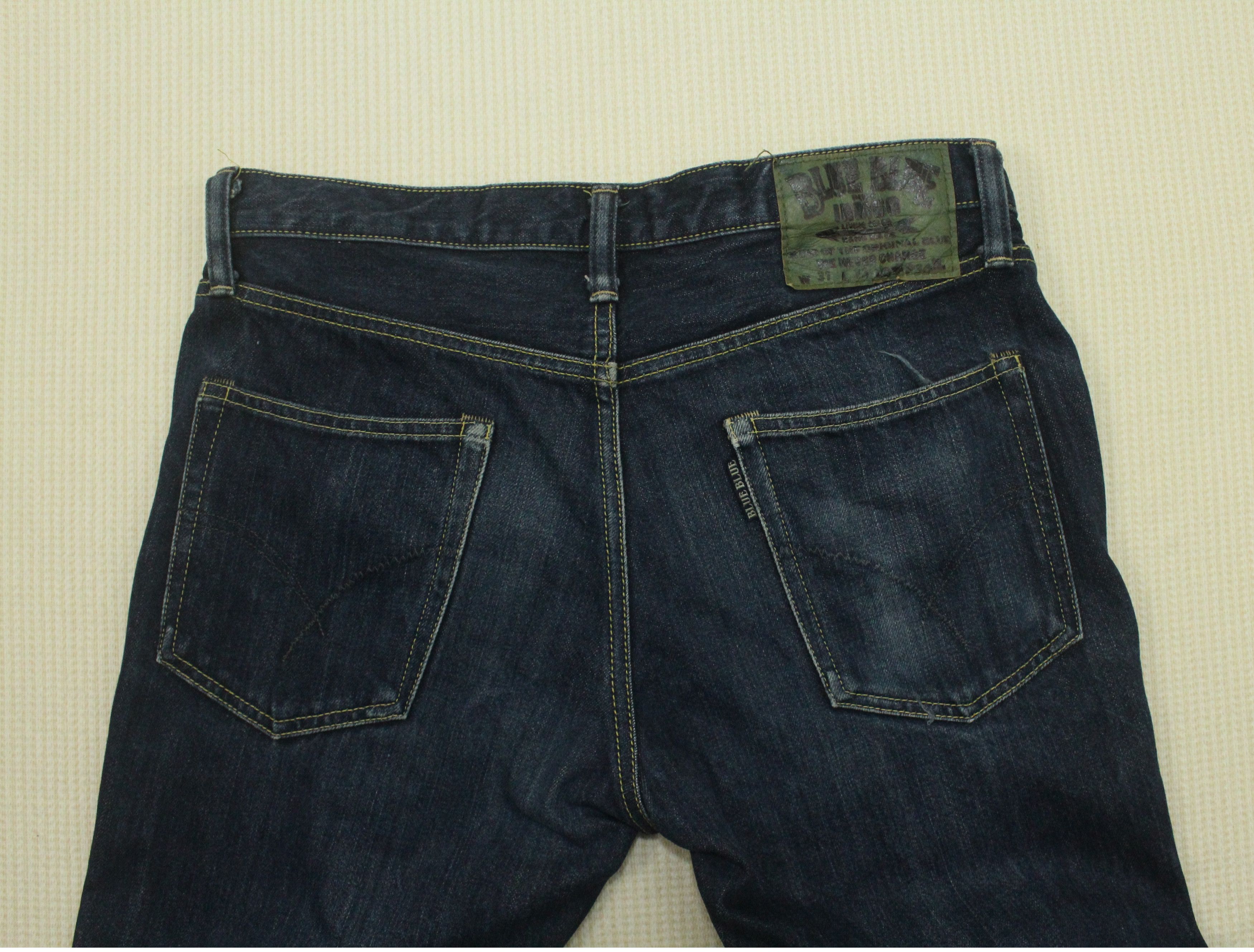 Blue Blue Japan BLUE BLUE JAPAN Denim APC Canes Pure Blue Denime Evisu Size US 31 - 5 Thumbnail