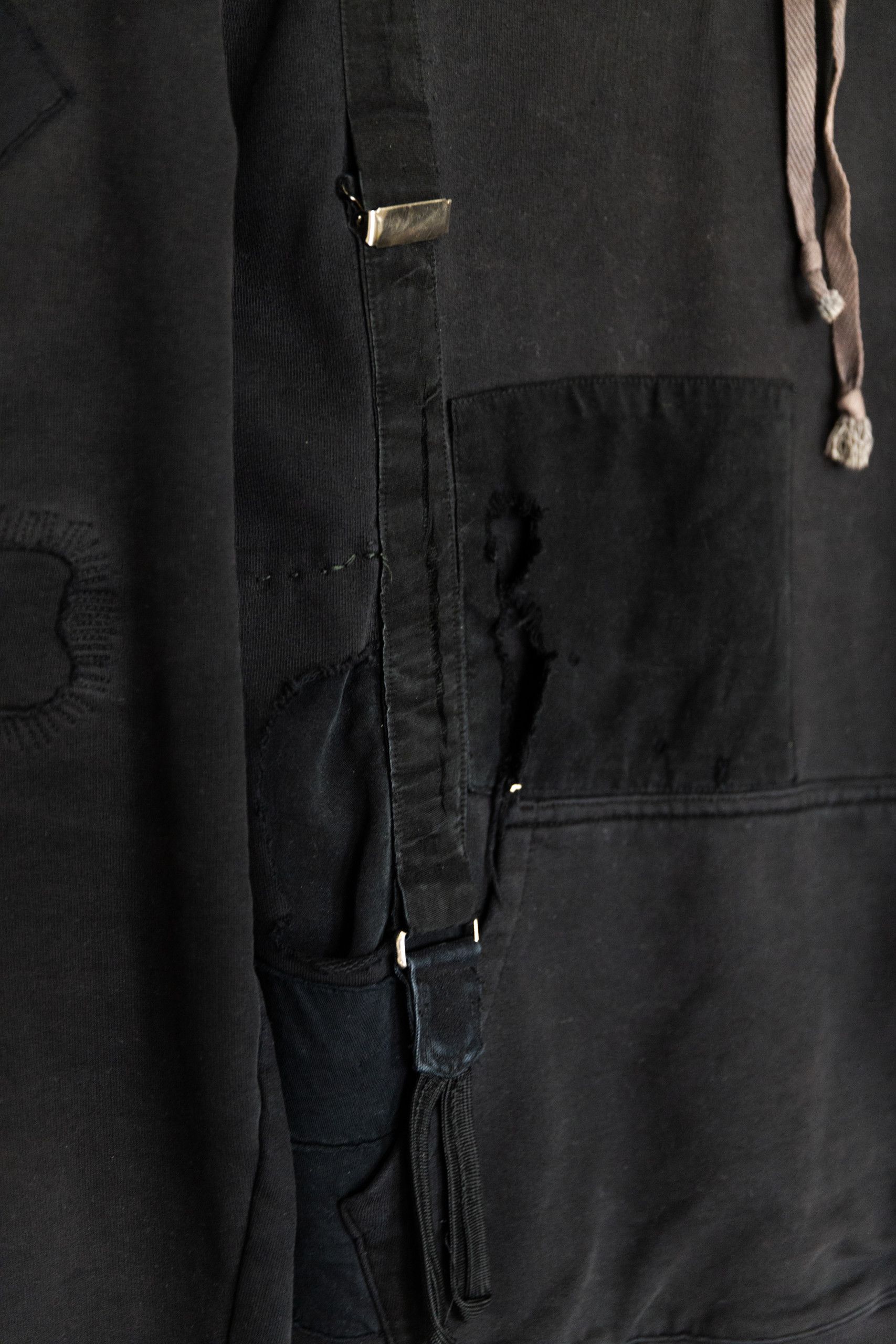 Greg Lauren RARE Greg Lauren Destroyed Suspender Hoodie Size US M / EU 48-50 / 2 - 7 Thumbnail