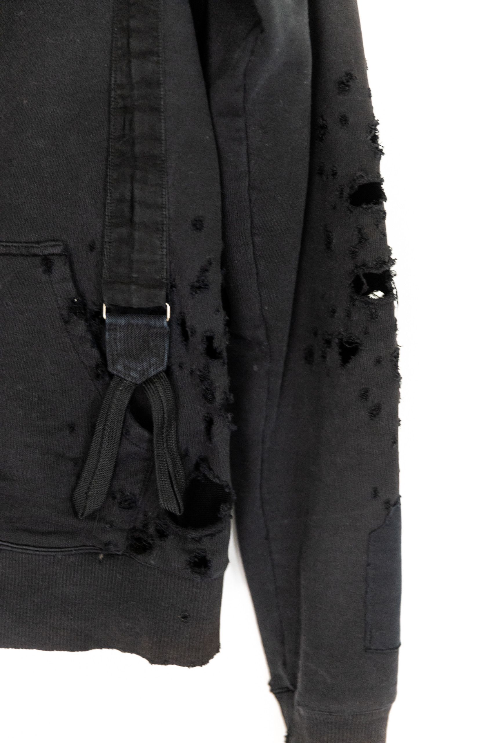 Greg Lauren RARE Greg Lauren Destroyed Suspender Hoodie Size US M / EU 48-50 / 2 - 6 Thumbnail