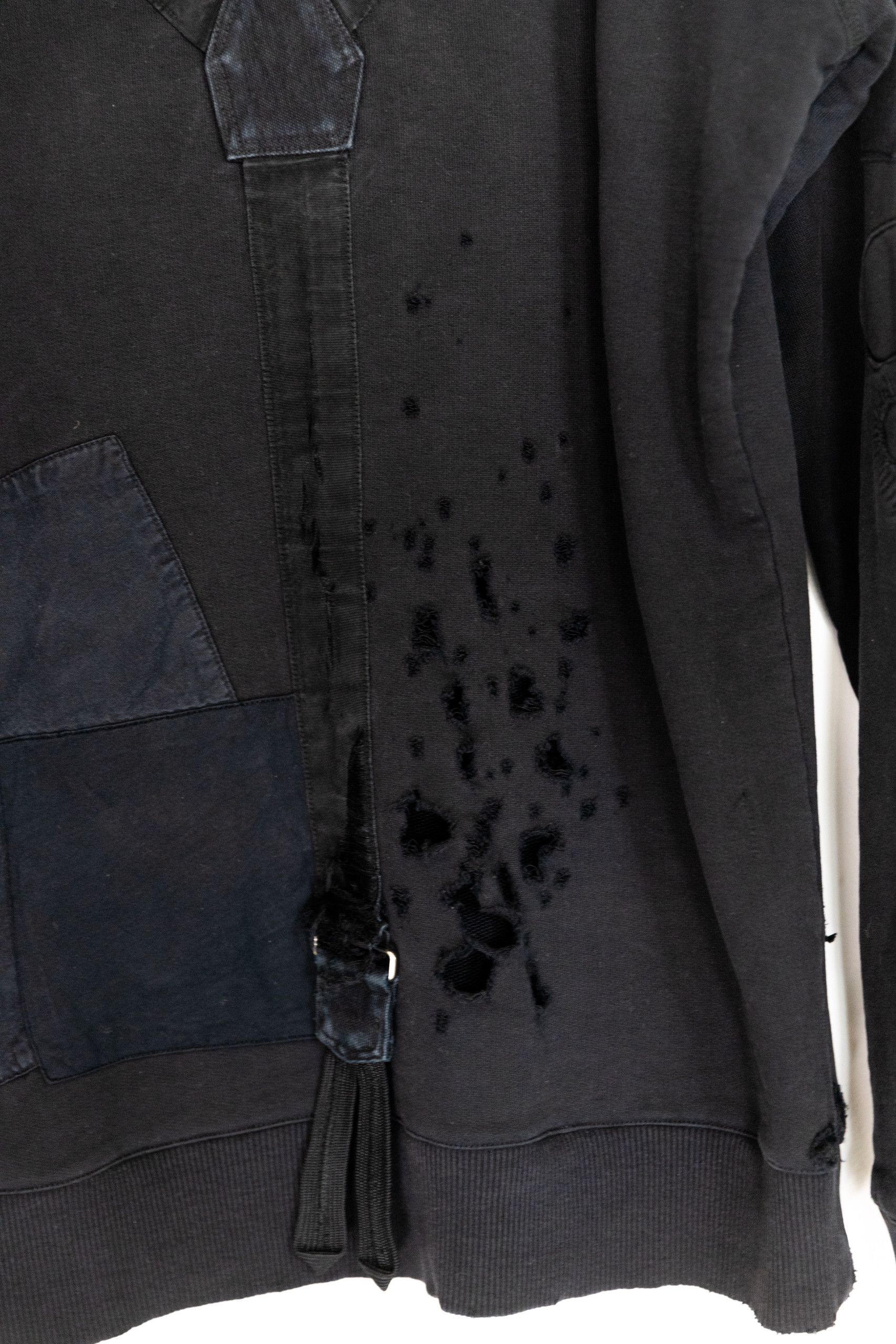 Greg Lauren RARE Greg Lauren Destroyed Suspender Hoodie Size US M / EU 48-50 / 2 - 11 Thumbnail