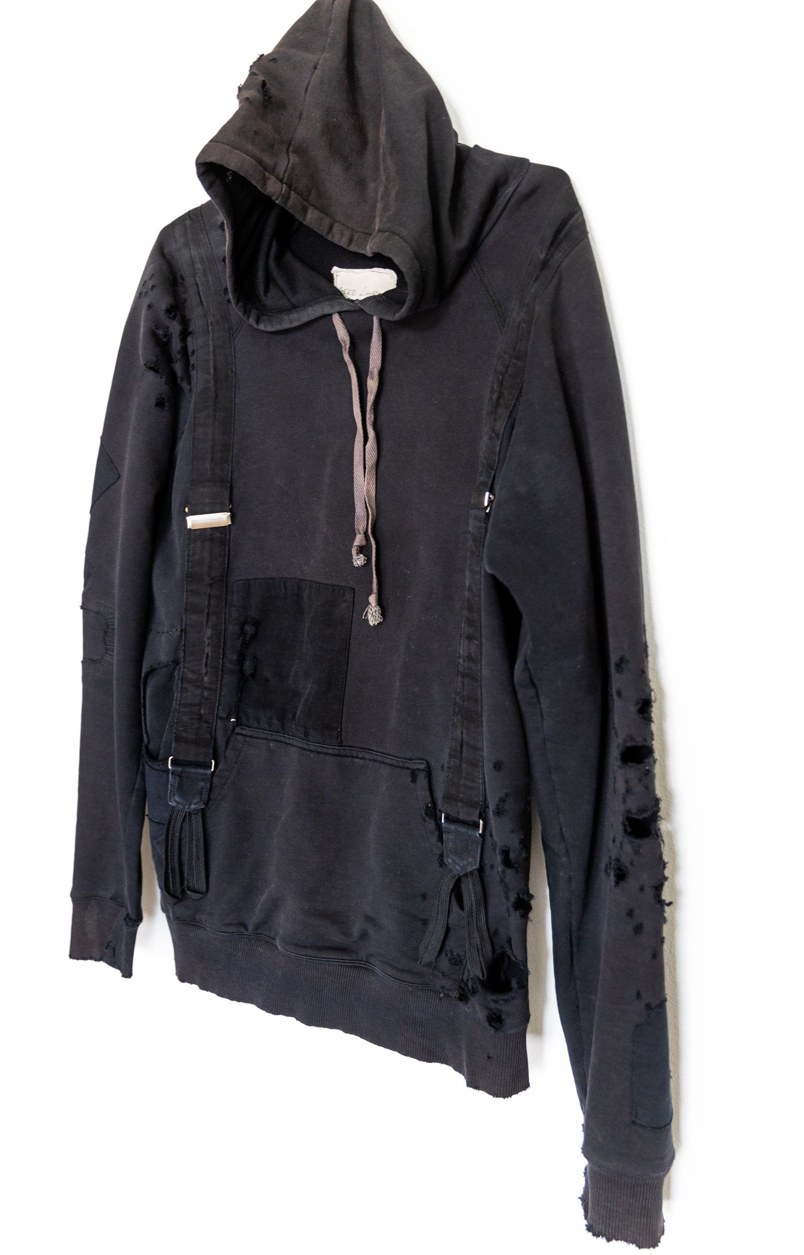 Greg Lauren RARE Greg Lauren Destroyed Suspender Hoodie Size US M / EU 48-50 / 2 - 4 Thumbnail