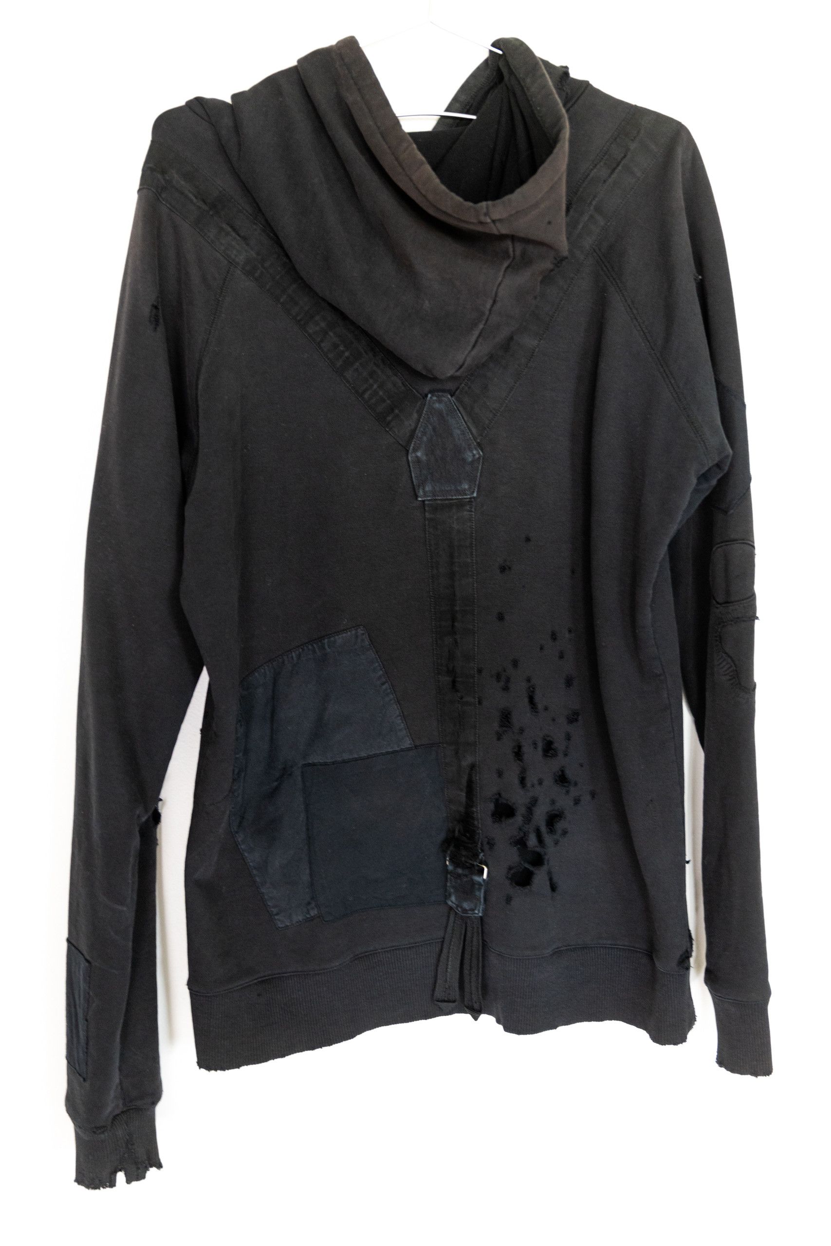 Greg Lauren RARE Greg Lauren Destroyed Suspender Hoodie Size US M / EU 48-50 / 2 - 2 Thumbnail